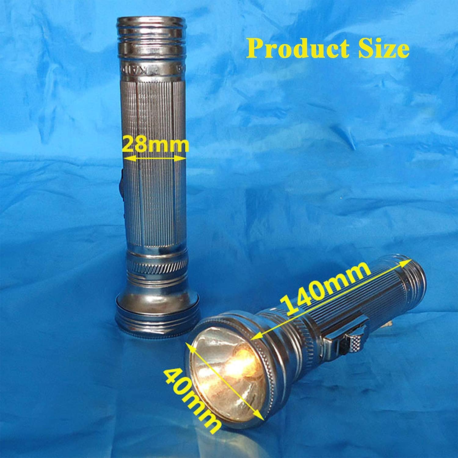 Amazon.co.jp: レトロノスタルジックなポータブル懐中電灯、トーチ