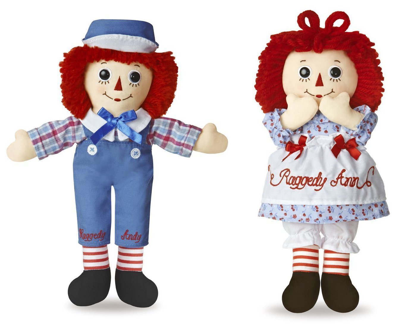 Amazon.com: Bundle of 2 Aurora Dolls - 12'' Raggedy Ann & Raggedy