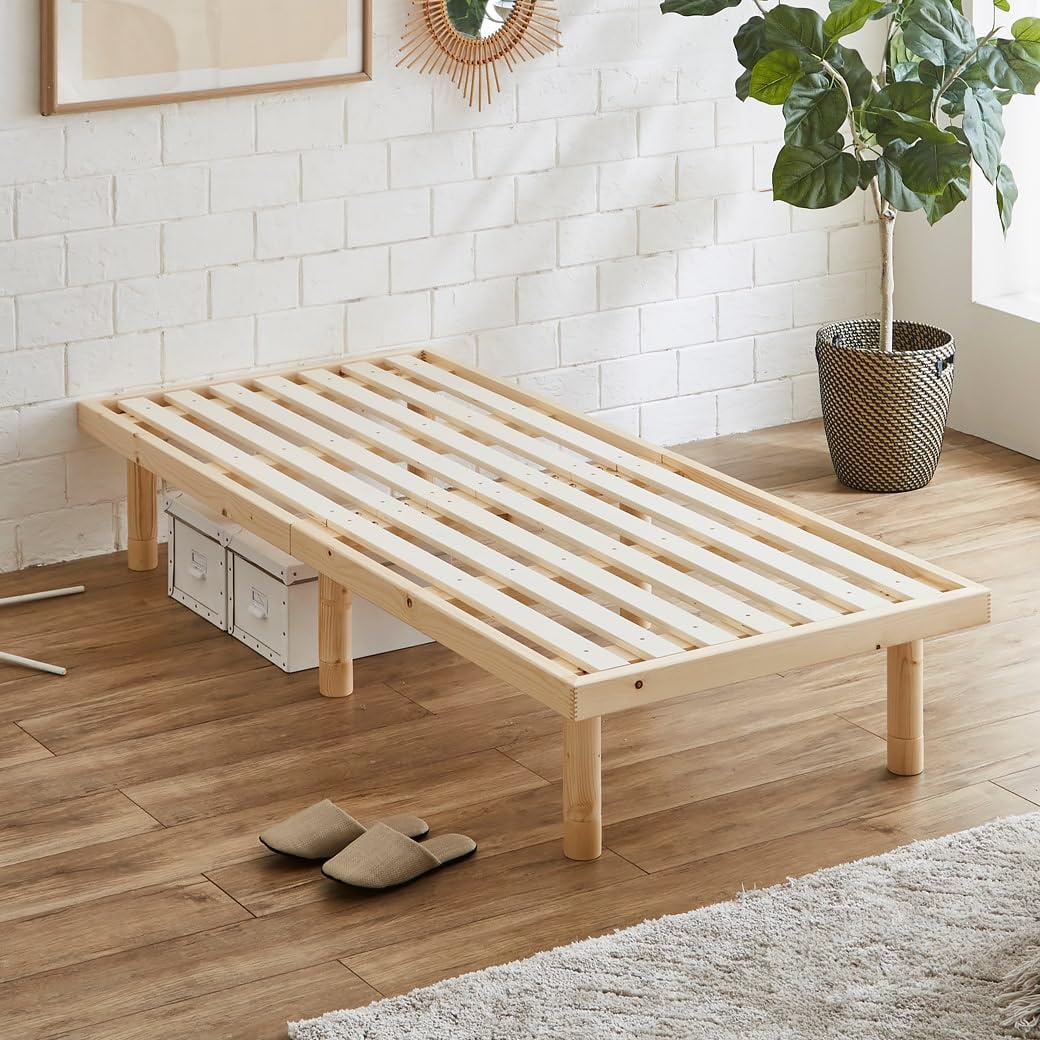 Amazon｜ネルコンシェルジュ バノン すのこベッド セミシングル