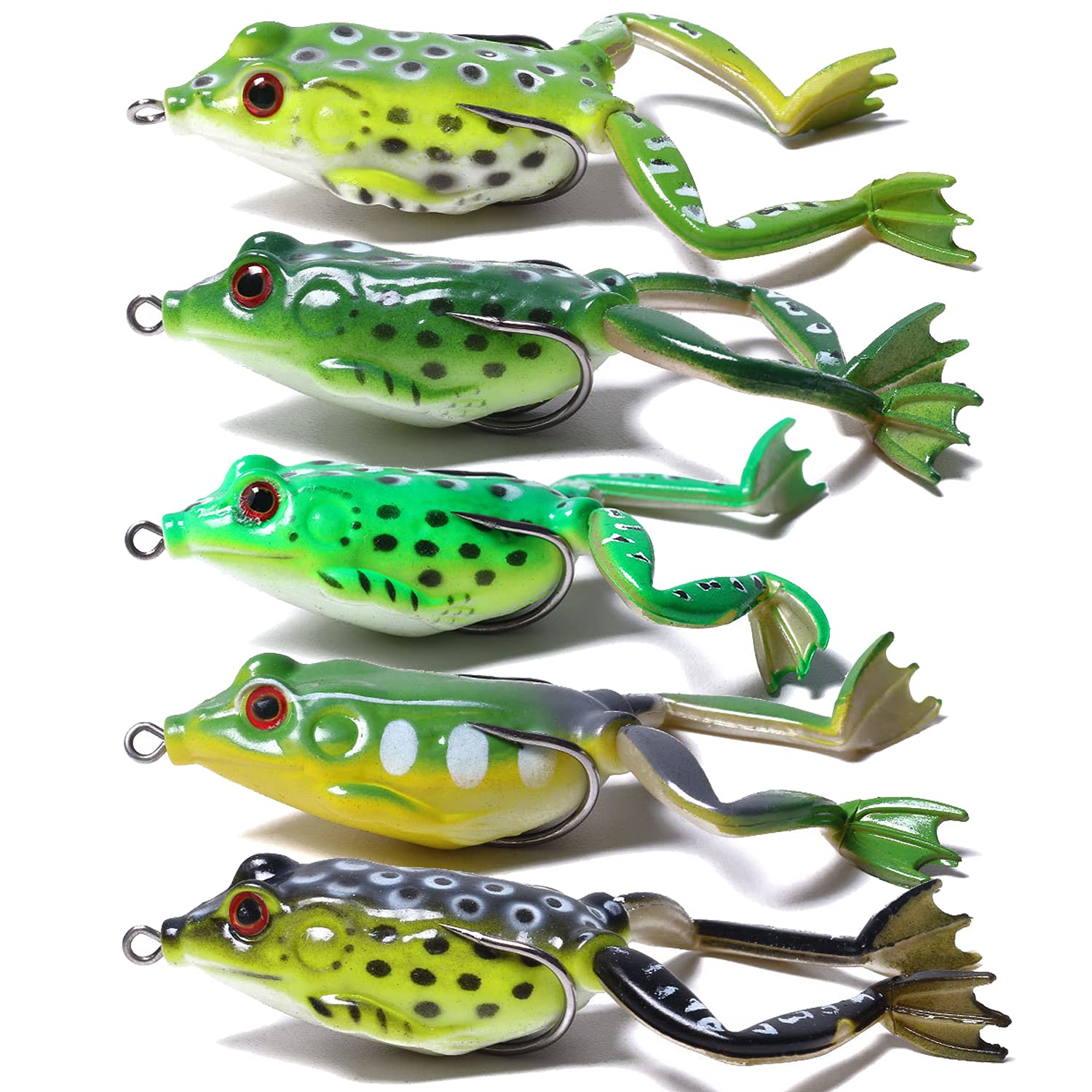 Amazon.co.jp: Topwater Frogルアー ソフトフロッグスイムベイト