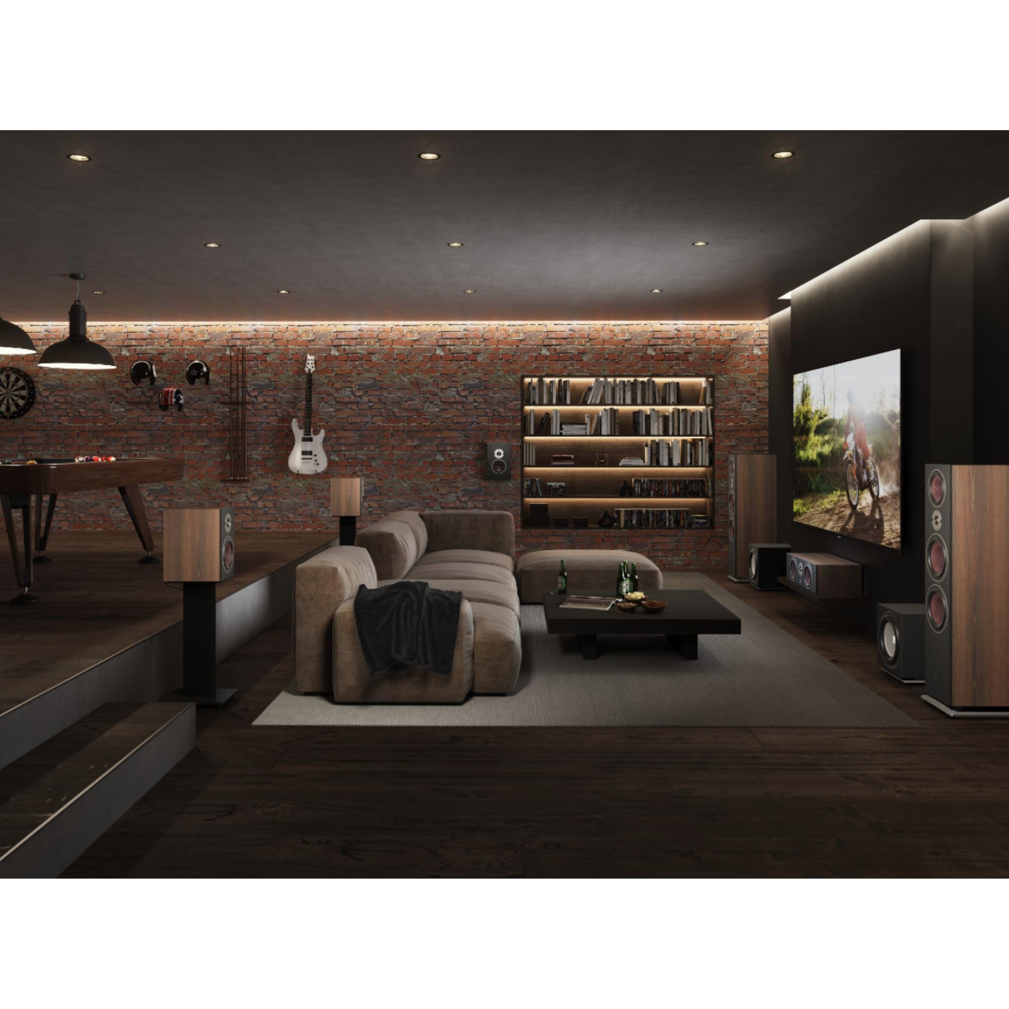 DALI Oberon 3 Bookshelf Speakers - Dark Walnut (Pair) : Amazon.ca