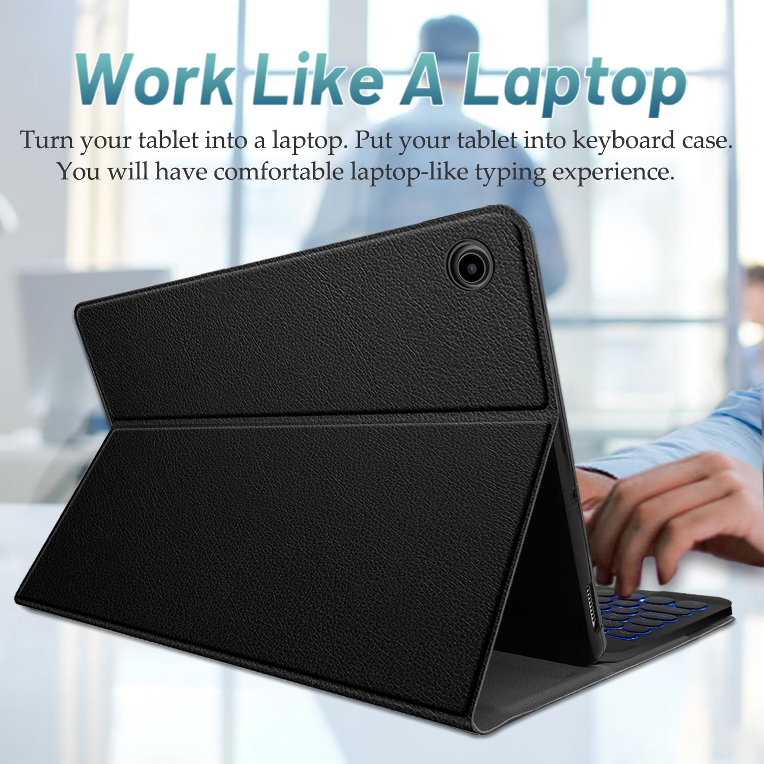 Amazon.com: Backlit Keyboard Case for Lenovo Tab M10 Plus 3rd Gen