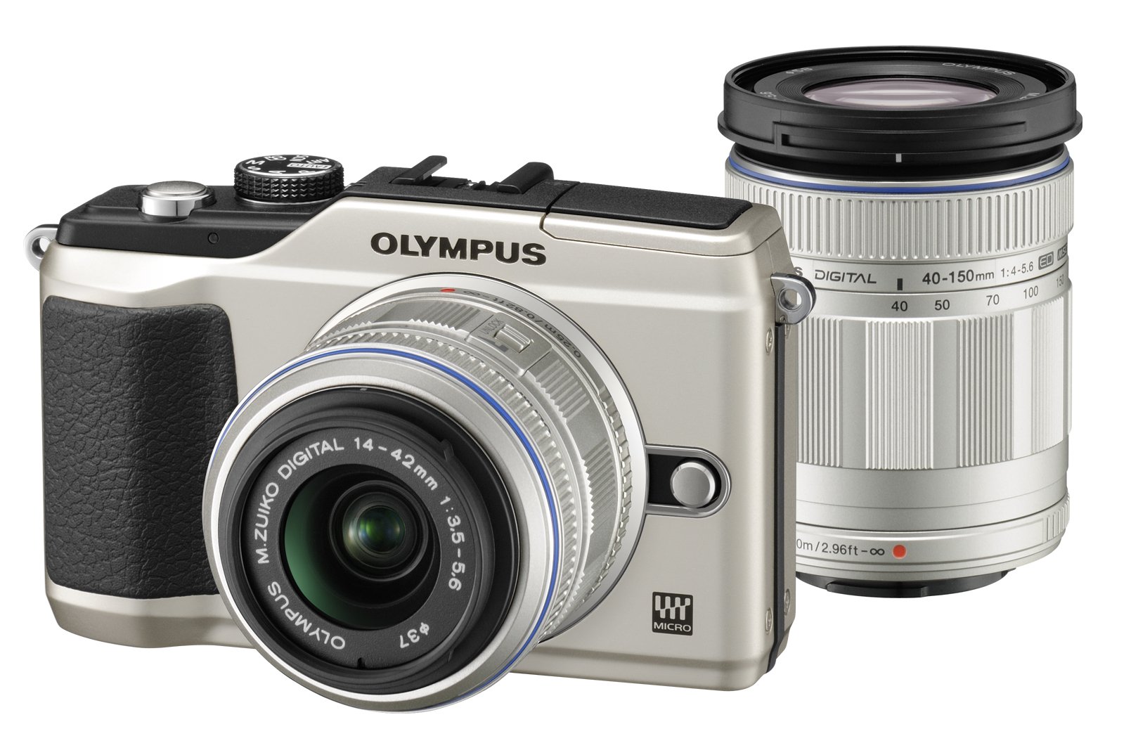 Amazon | OLYMPUS ミラーレス一眼 E-PL2 ダブルズームキット ゴールド