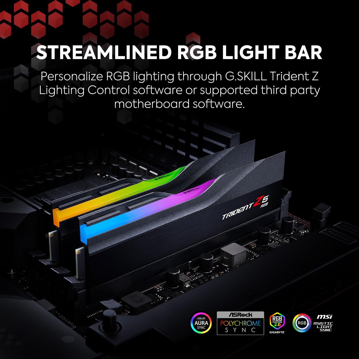 G.SKILL Trident Z5 RGB Series DDR5 RAM (Intel XMP 3.0) 64GB