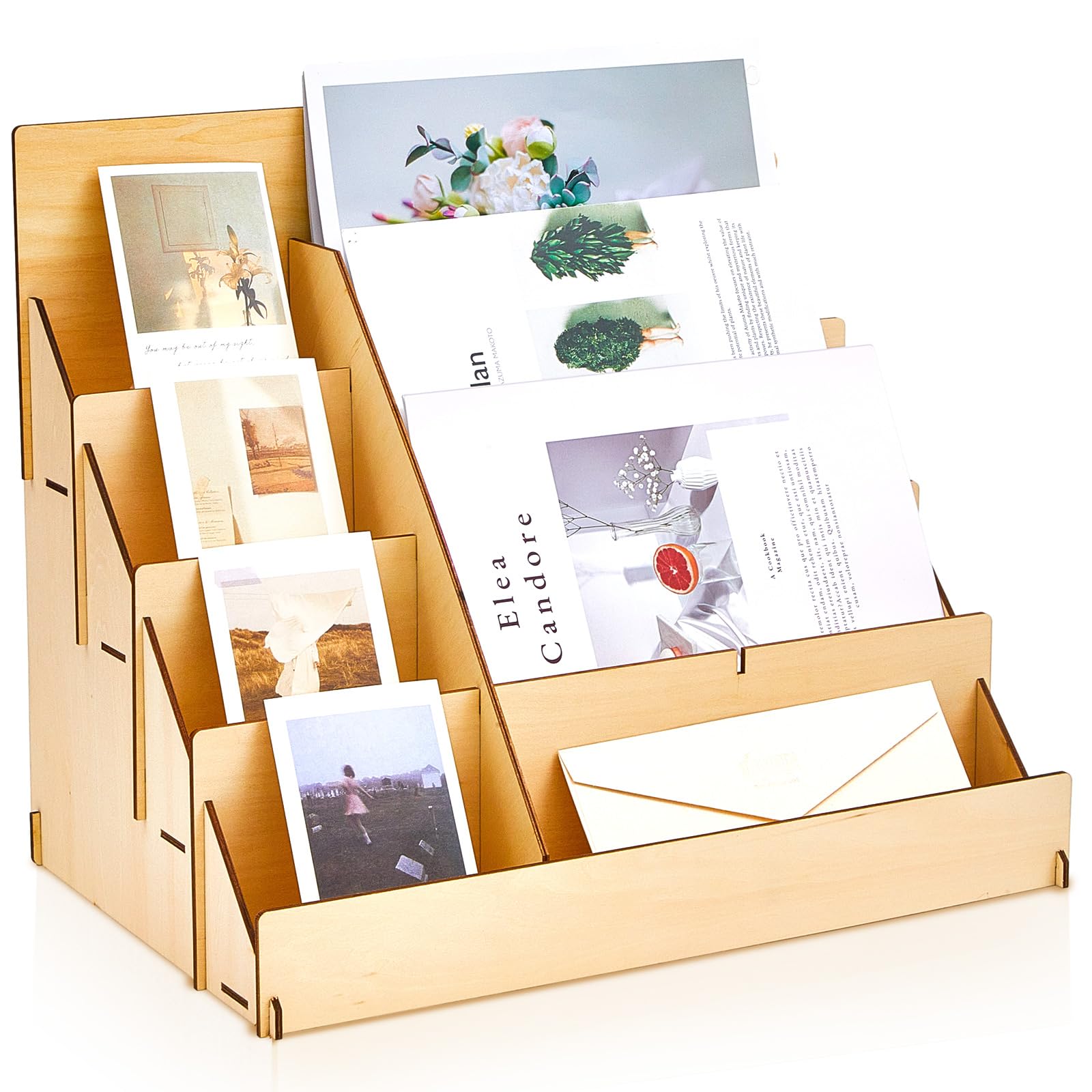 Amazon.co.jp: Wenqik グリーティングカードディスプレイスタンド 4段