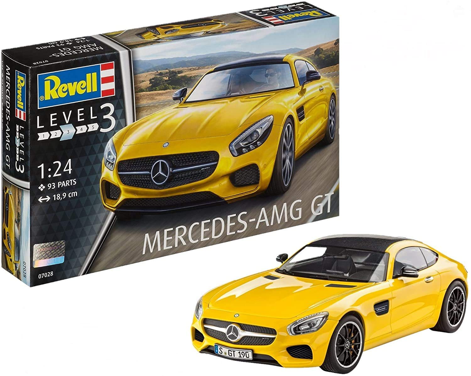 Amazon.com: Revell of Germany Mercedes AMG GT Building Kit : Toys