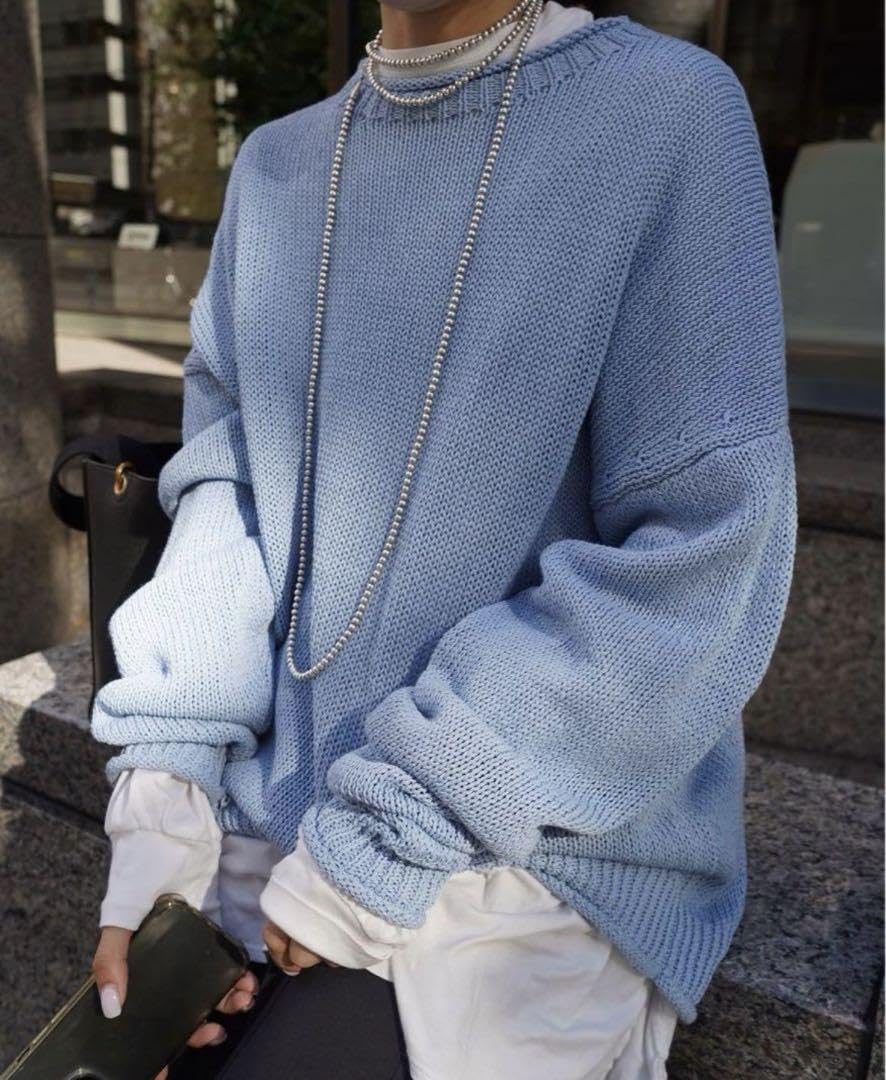 Amazon.co.jp: ETRE TOKYO 完売 ボトルネックローゲージニットプル