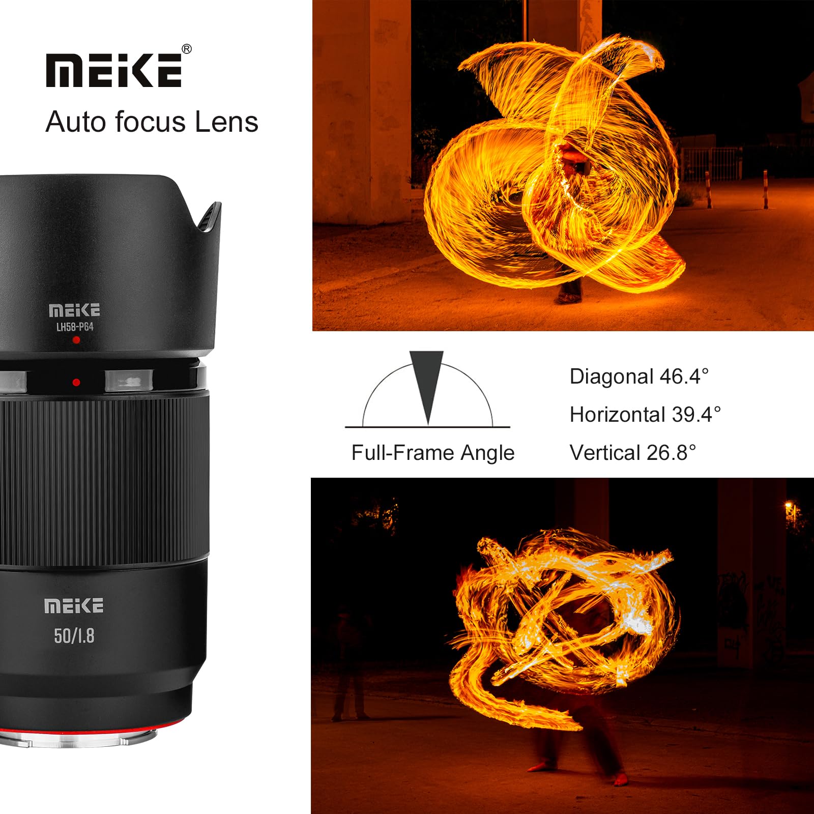 Amazon.co.jp: Meike 50mm F1.8 オートフォーカス STM ステッピング