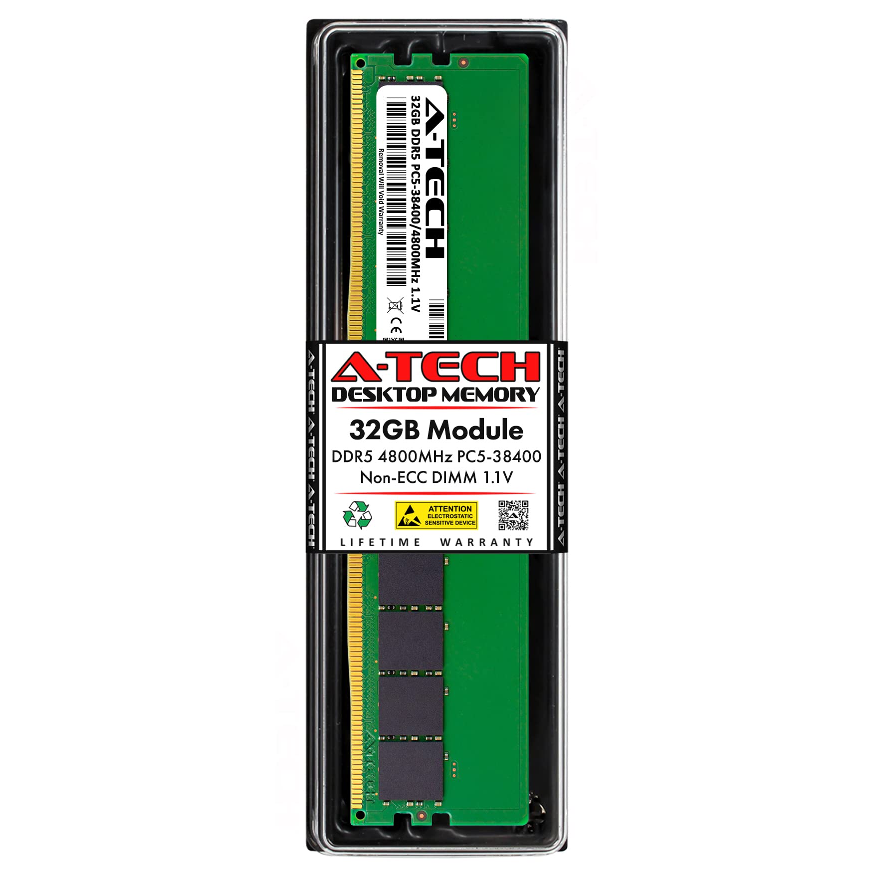 Amazon.co.jp: A-Tech 32GB RAM 交換用 Adata AD5U480032G-S | DDR5