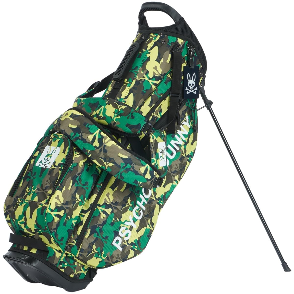 Psycho Bunny ライトグリーン ゴルフバッグ Psycho Bunny ライト
