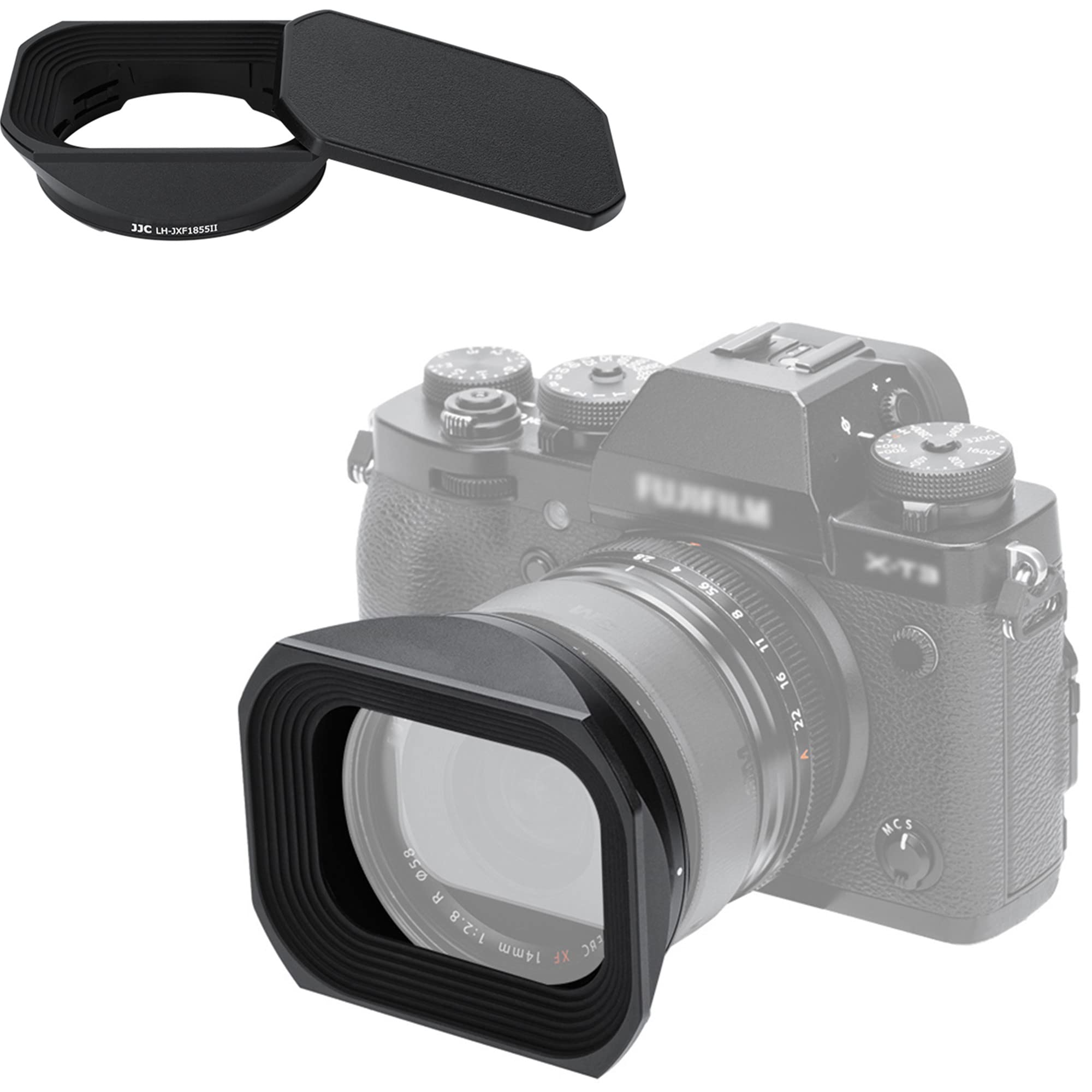 Amazon.com : Metal Square Lens Hood with a Hood Cap for XF 14mm F2