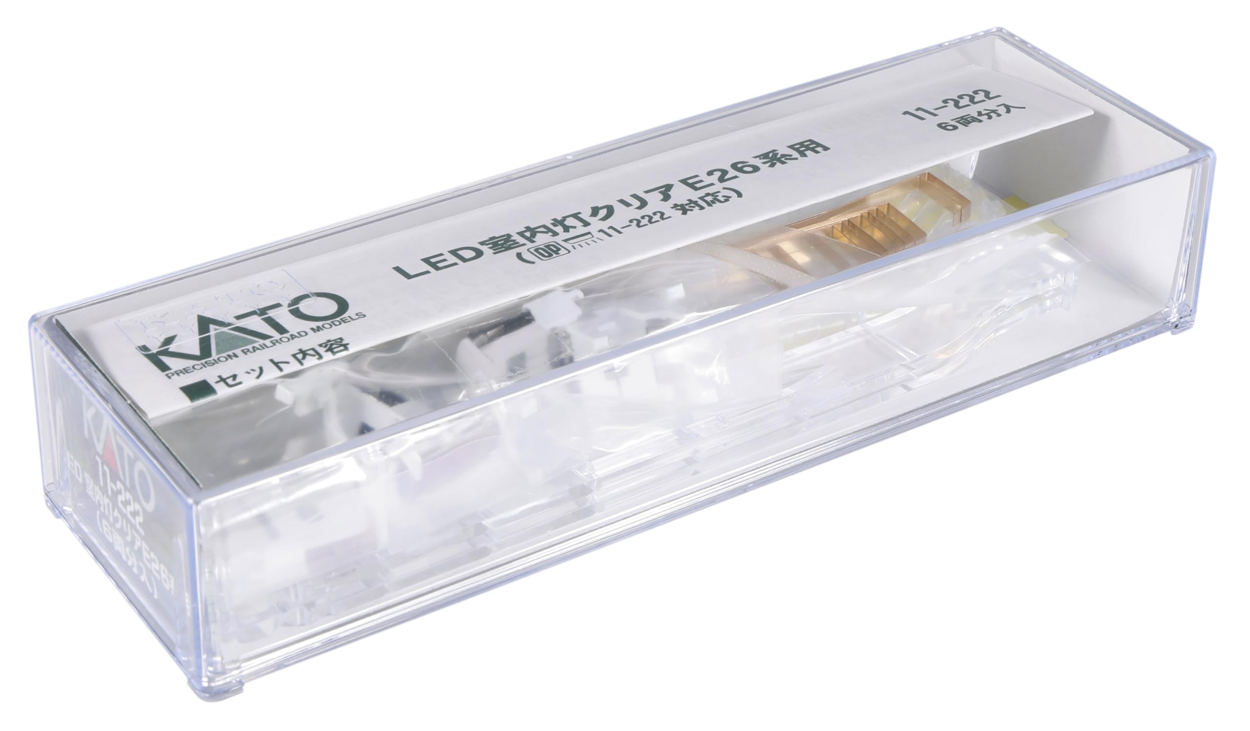 Amazon | KATO Nゲージ LED室内灯クリア E26系用 6両分入 11-222 鉄道