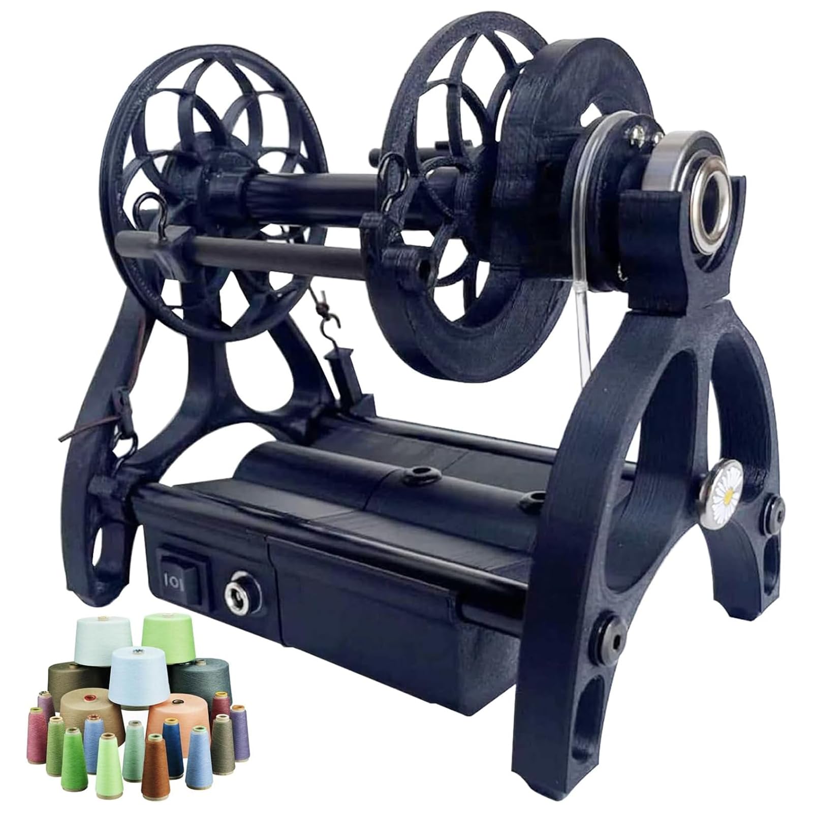 Amazon.co.jp: 電動糸紡ぎ機、糸玉巻き機、自動紡ぎ車、前進・後進