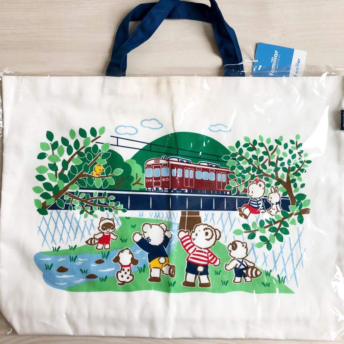 Amazon.co.jp: familiar ファミリア 阪急電車 コラボ レッスンバッグ