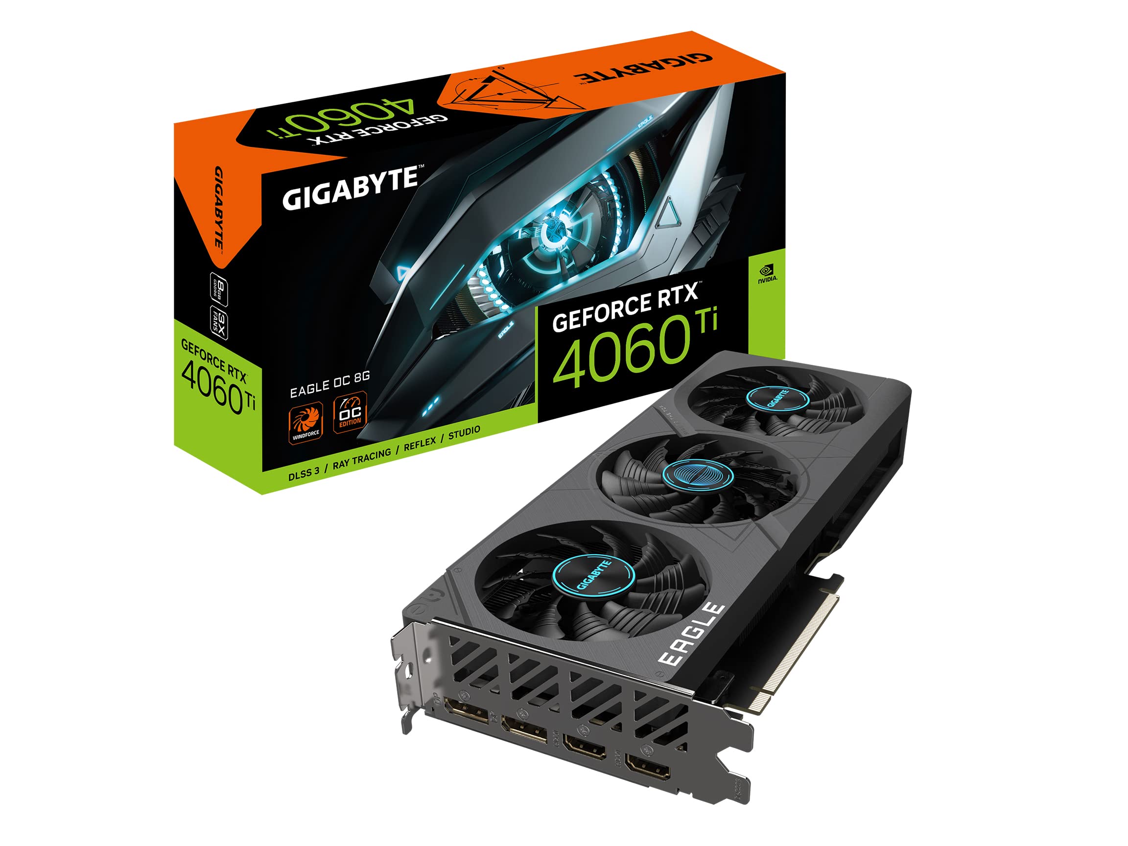 Amazon.com: Gigabyte GeForce RTX 4060 Ti Eagle OC 8G Graphics Card