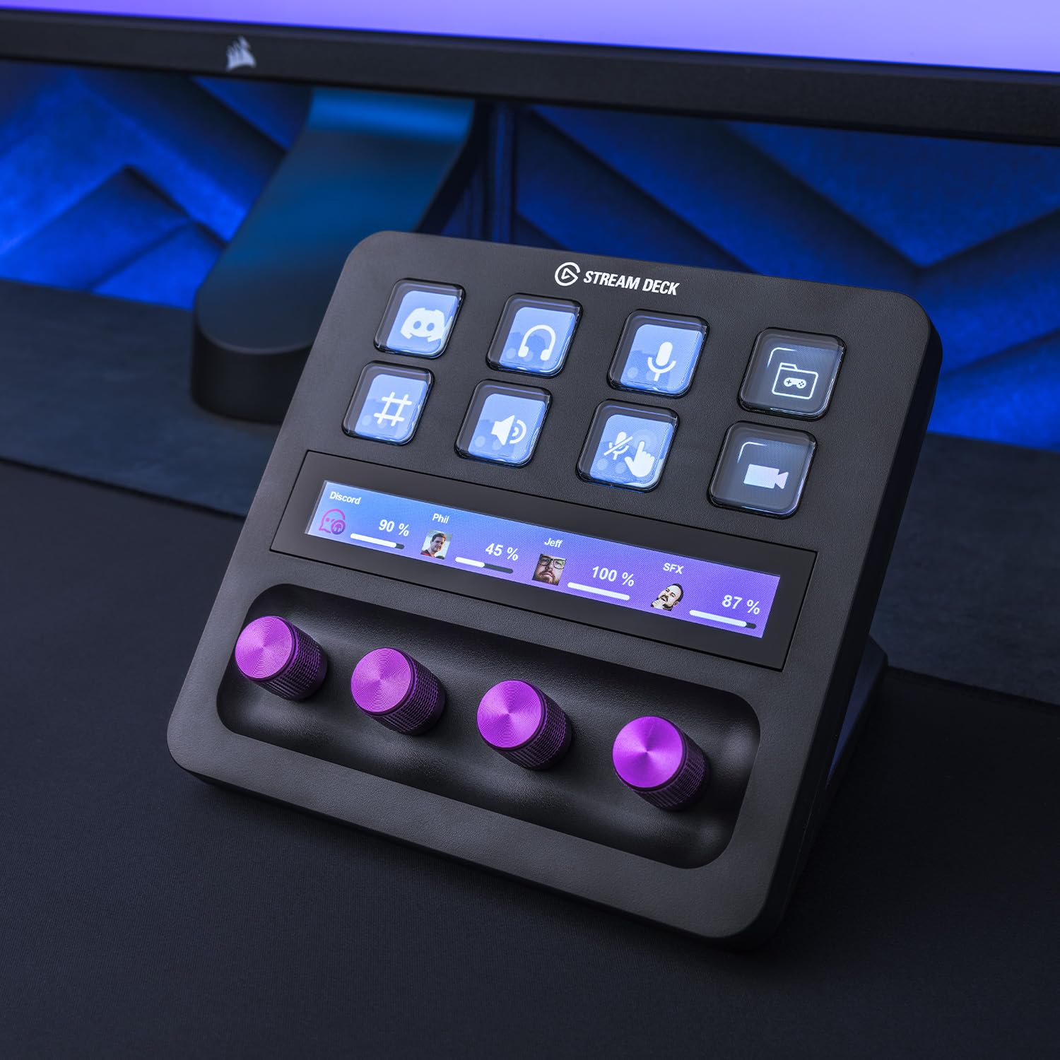 Amazon.co.jp: Elgato Stream Deck +専用 ダイアル/つまみ 赤 レッド