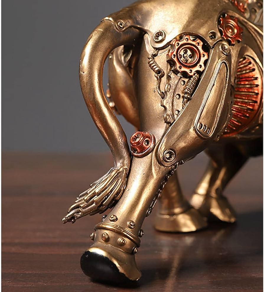 Amazon.co.jp: 置物 オブジェ 牛 ウォール街 牛 かわいい 卓上 雑貨