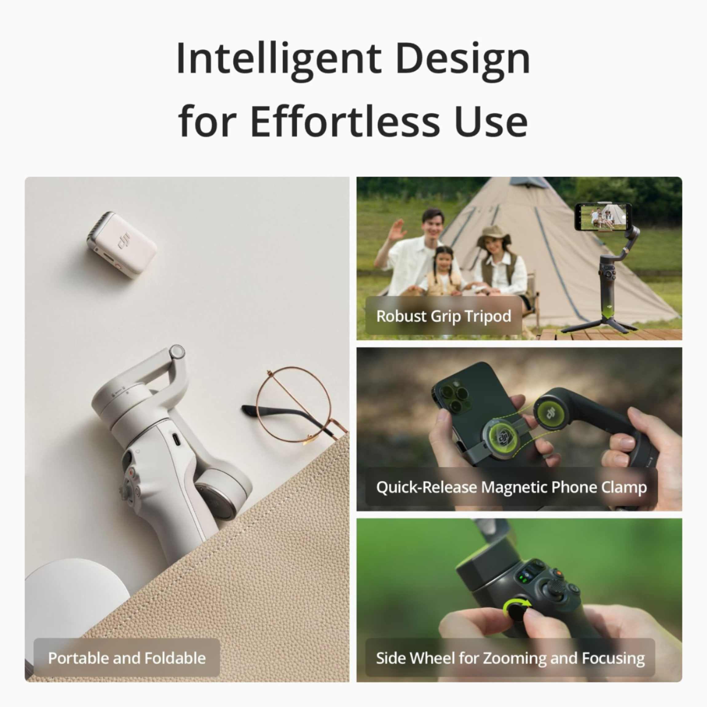 DJI Osmo Mobile 6, 3-Axis Phone Gimbal, Object Tracking, Built-in