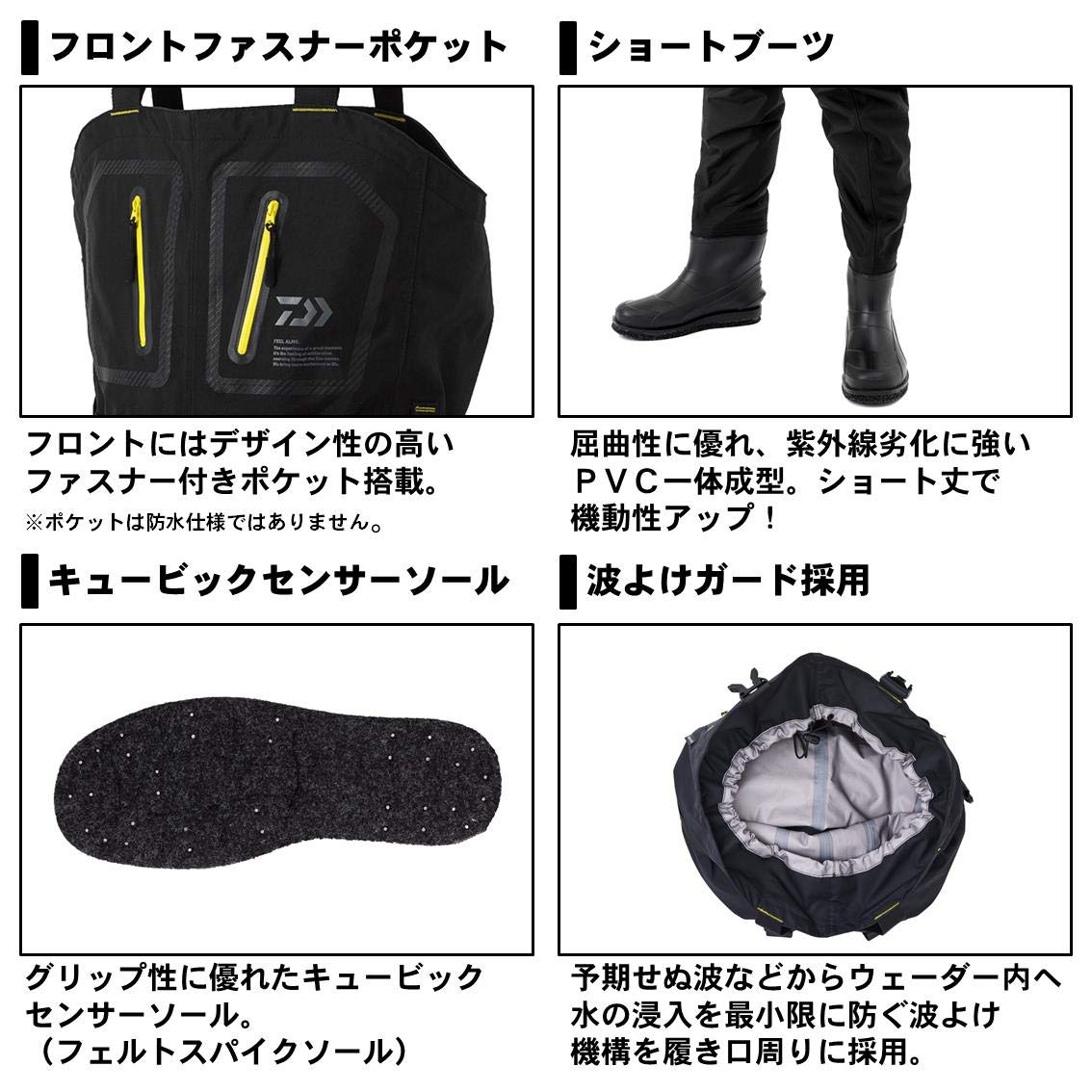 Amazon | ダイワ(DAIWA) フィッシングウェーダー タイトフィット