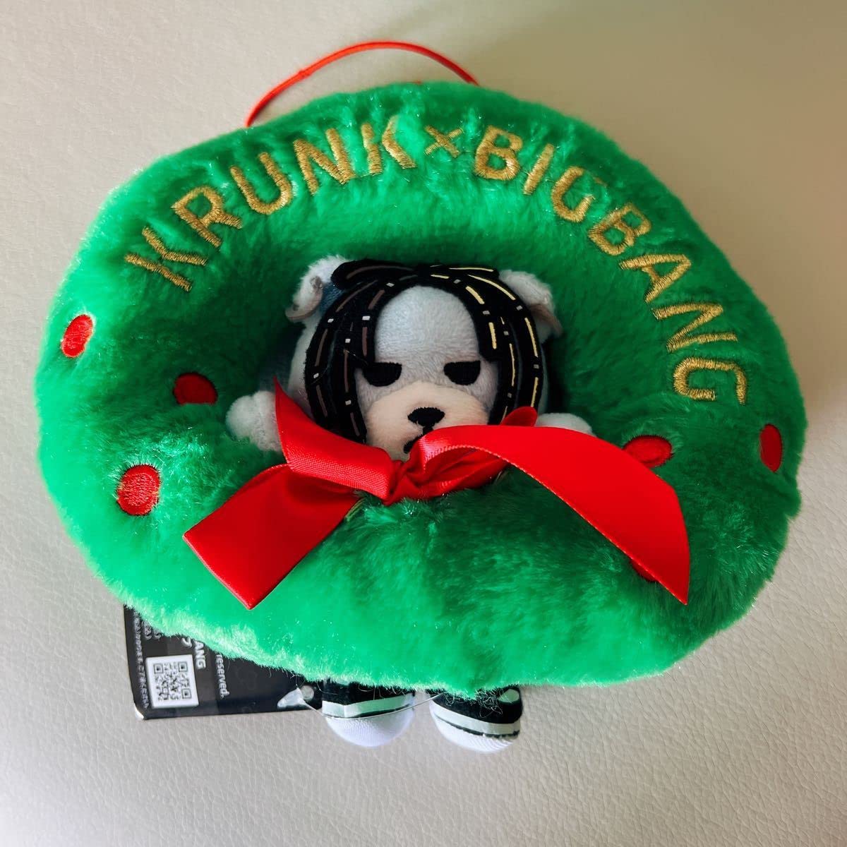 Amazon.co.jp: KRUNK×BIGBANG FXXK ITクリスマスリースぬいぐるみ
