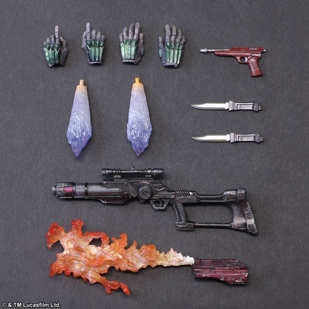 Amazon.co.jp: STAR WARS VARIANT PLAY ARTS改 ボバ・フェット PVC製