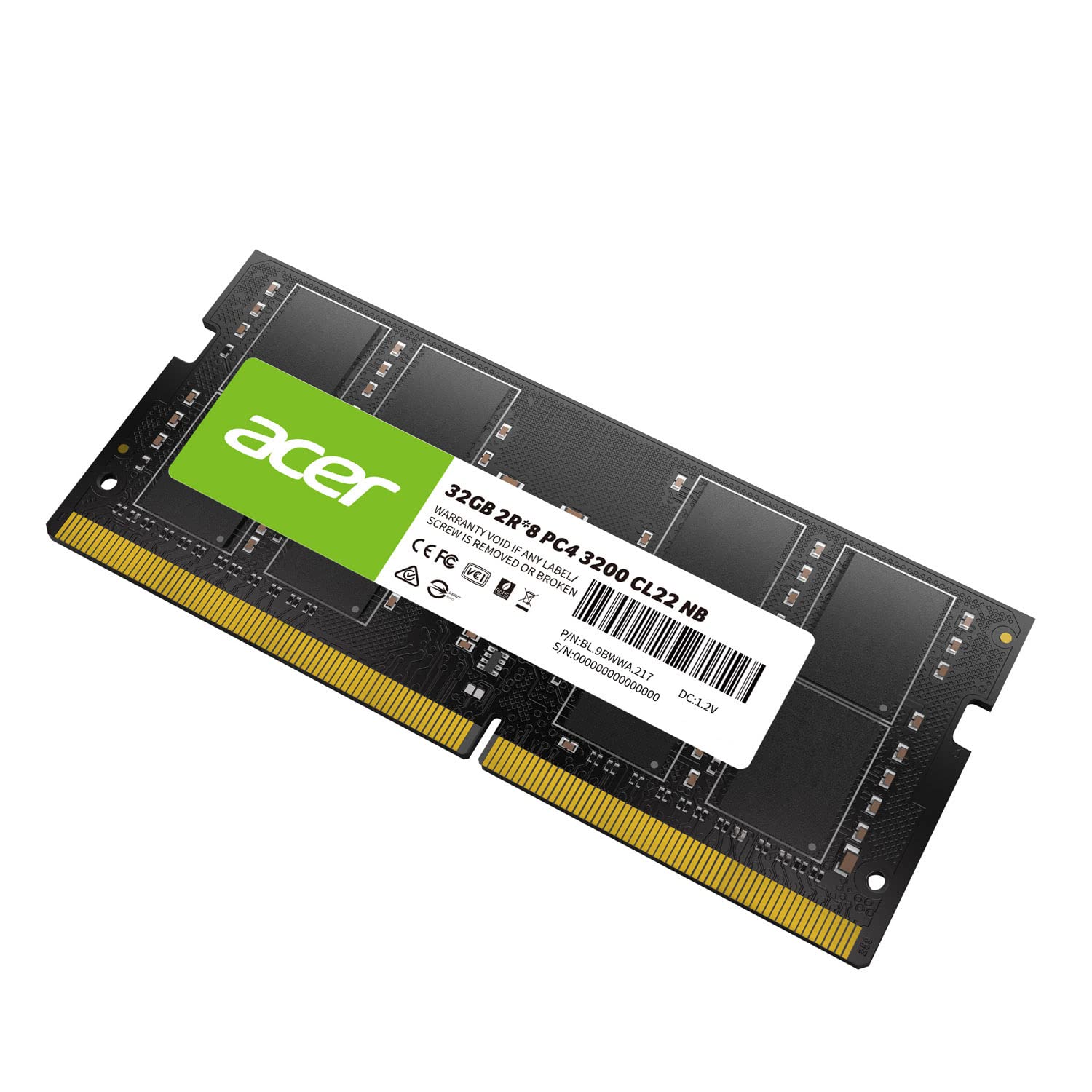 Amazon.co.jp: AcerノートPC用メモリ PC4-25600(DDR4-3200) 32GB DDR4