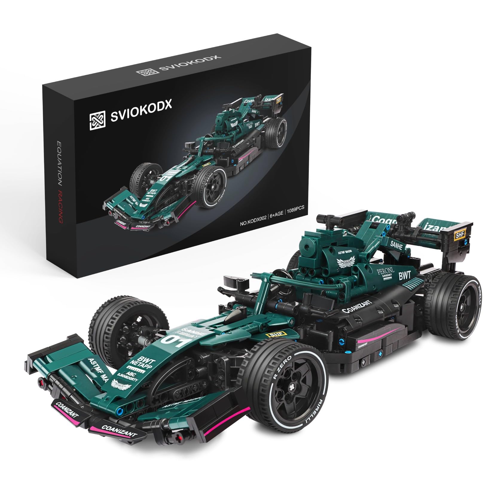 Amazon.co.jp: SVIOKODX F1 レーシングカーテクニック 組み立てセット