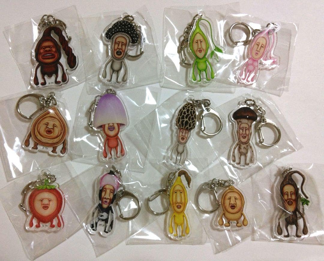 Amazon.co.jp: こびとづかんEXPO アクリルキーホルダー イチゴクレナイ