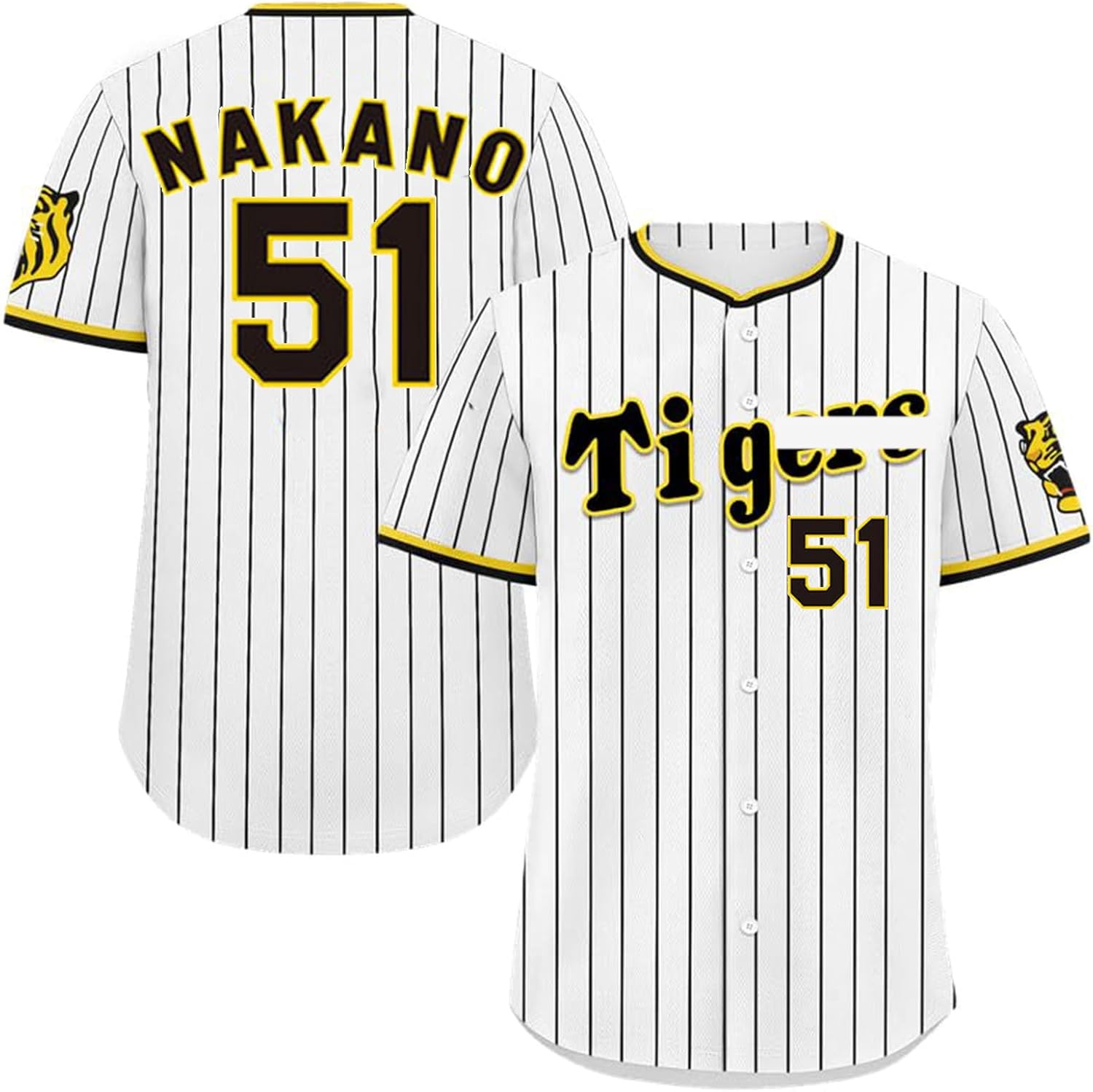 Amazon.co.jp: [EESDCOS] 中野拓夢 阪神タイガース 背番号51番 印刷