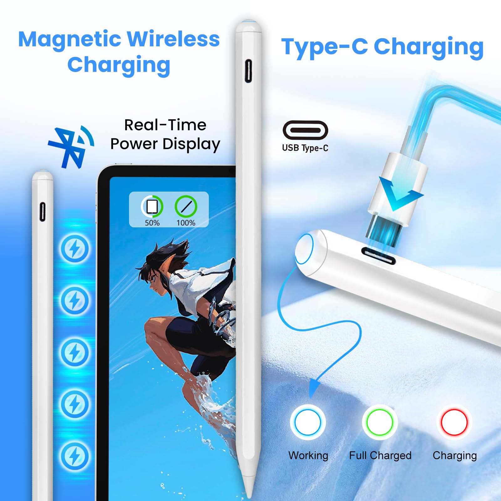 Amazon.co.jp: Apple Pencil(アップルペンシル) iPad 第10/9世代、iPad