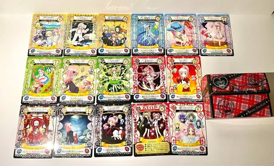 送料込】しゅごキャラ！アミュレットフローカードケース付き28枚まとめ売り