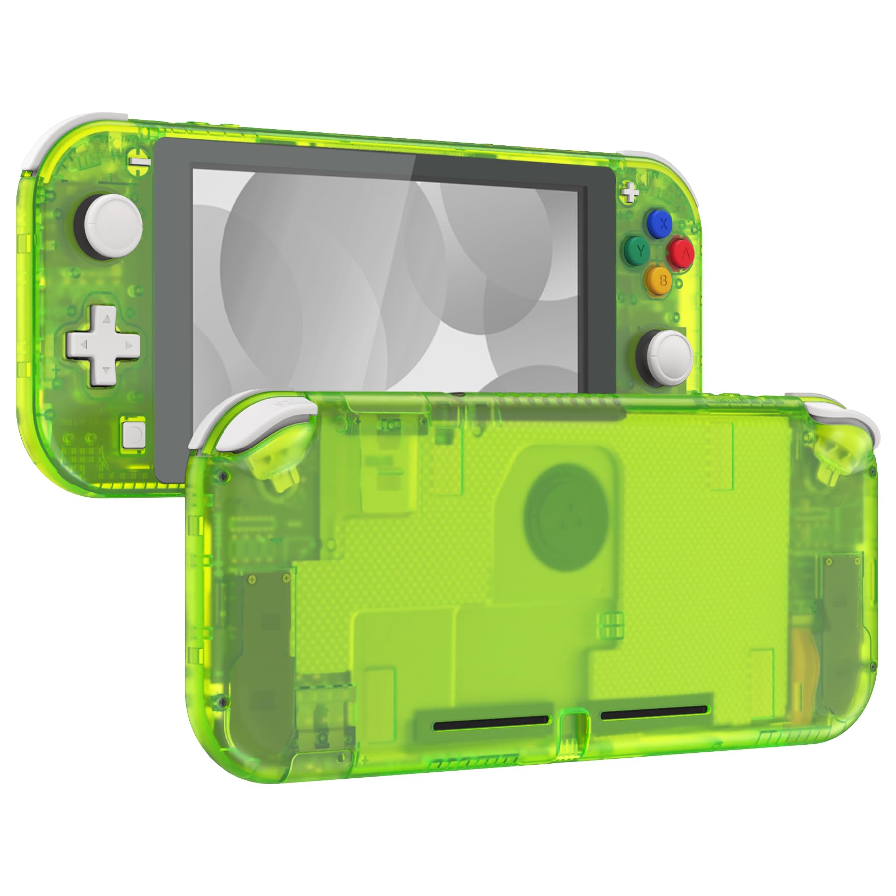 Amazon.com: eXtremeRate Clear Lime Green DIY Replacement Shell for