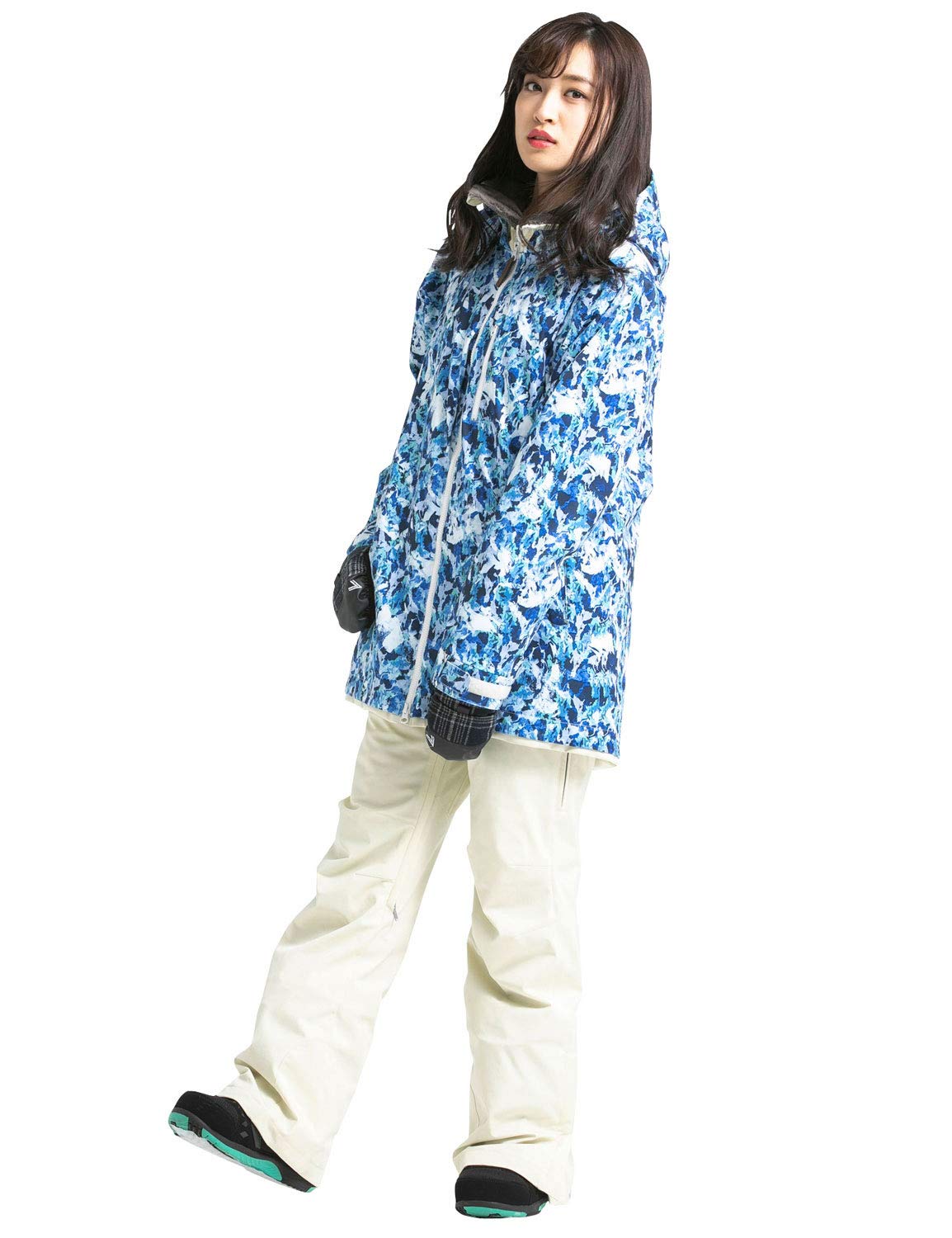 Amazon | 43DEGREES スノーボードウェア 上下セット [ レディース / 全