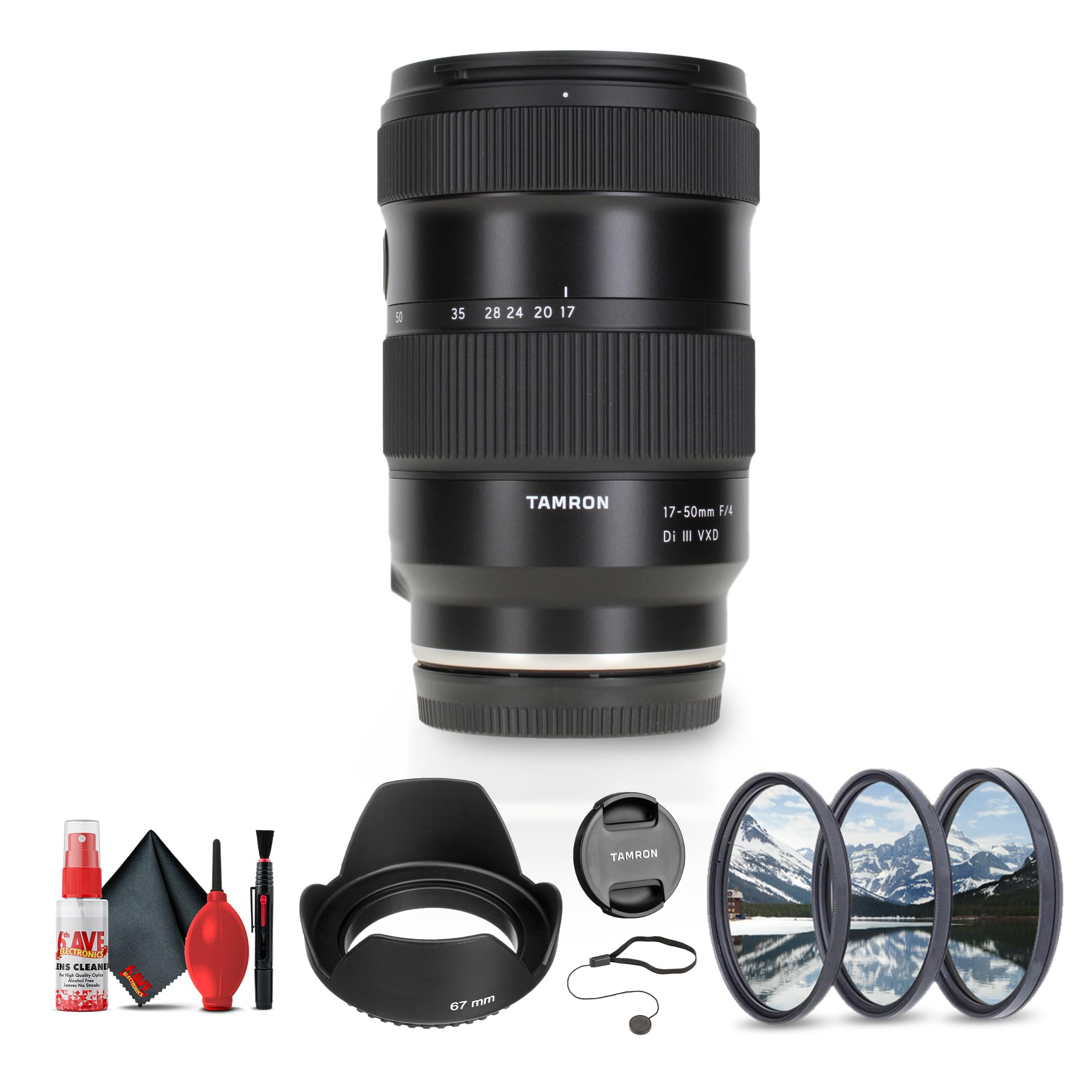 Amazon.com : Tamron 17-50mm f/4 Di III VXD Lens (Sony E) (A068) +