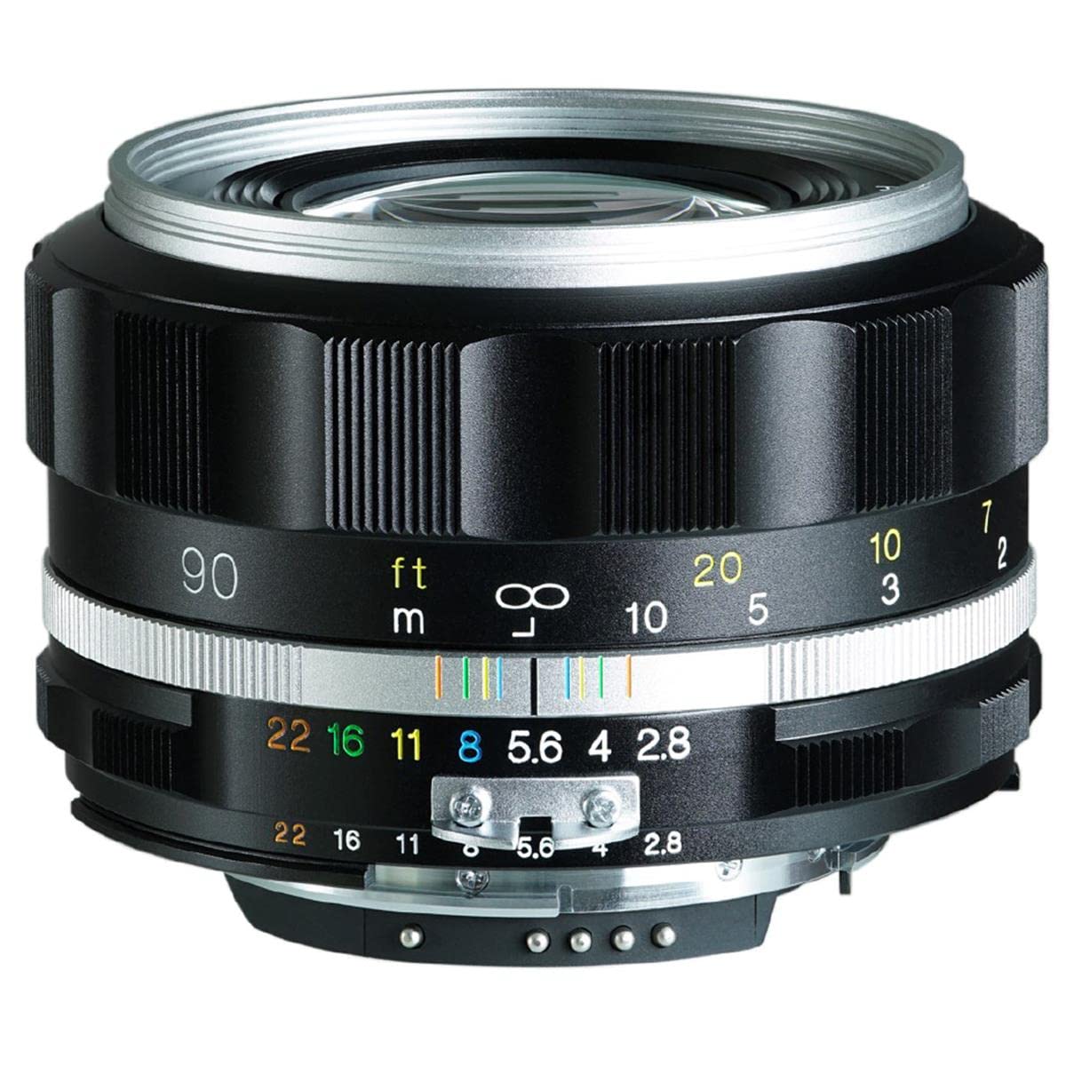 Amazon.co.jp: Voigtlander 90mm f2.8 APO SKOPAR シルバーリム Nikon