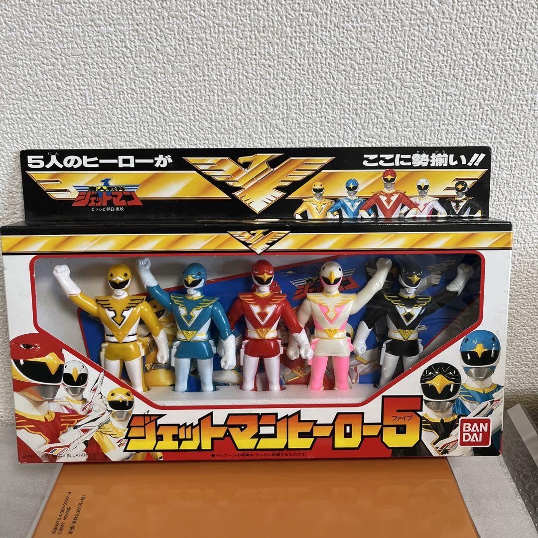 Amazon.co.jp: 鳥人戦隊ジェットマン ファイブセット ソフビ : おもちゃ