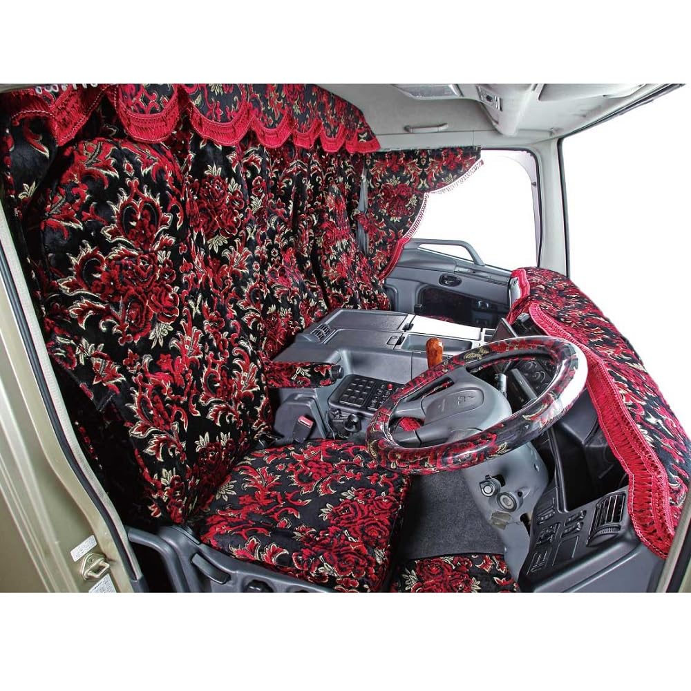 Amazon | 金華山 華恋 ダッシュマット レッド 日野 レンジャープロ