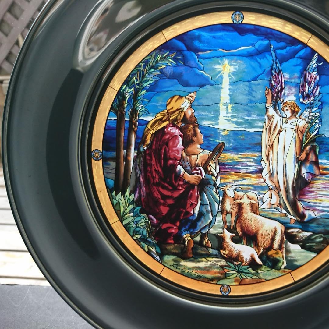 Amazon.co.jp: ルイスCティファニー ステンドグラス 天使と羊飼い