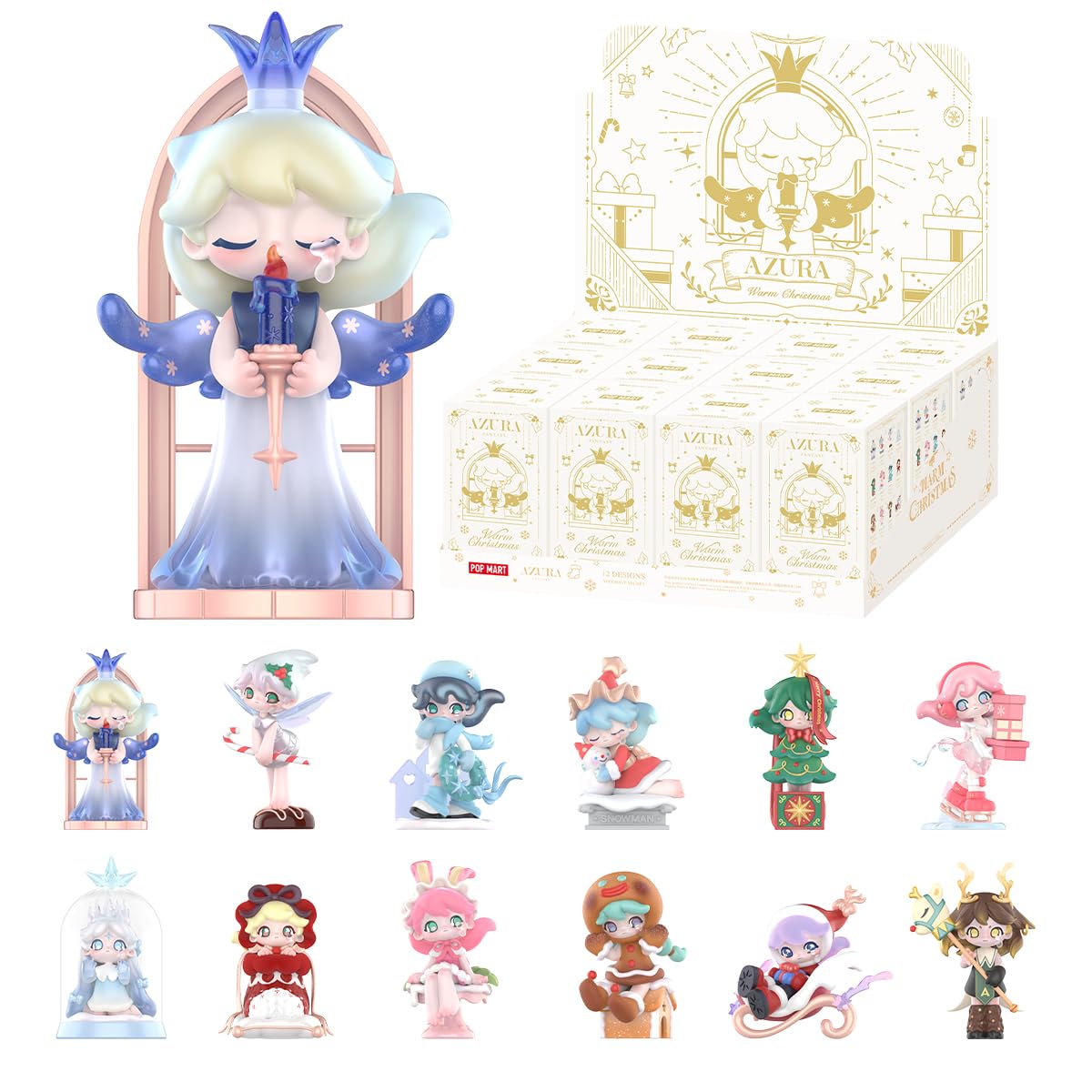 Amazon.co.jp: POP MART AZURA Warm Christmas シリーズ 【アソート