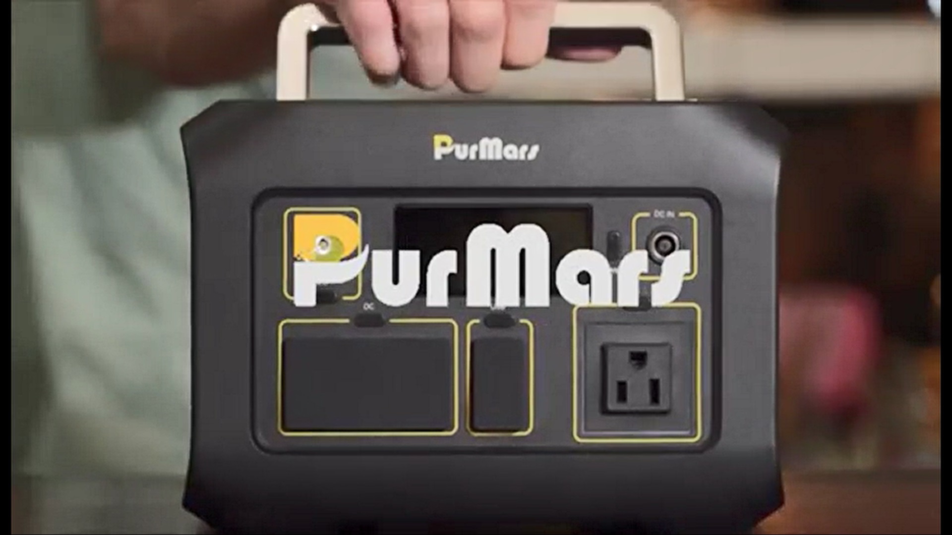 Amazon.co.jp: PurMars ポータブル電源 300 w (500 w ピーク)、288Wh