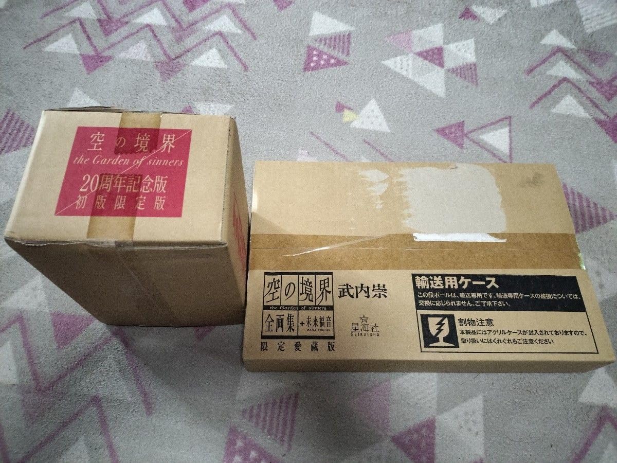 Amazon.co.jp: 空の境界 全画集 + 未来福音 extra chorus限定愛蔵版空