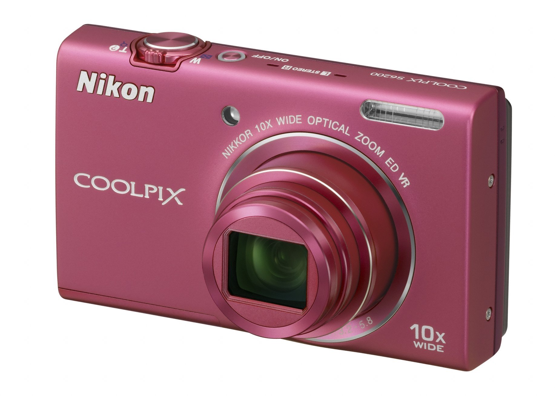 Amazon.com: Nikon COOLPIX S6200 Compact Digital Camera - Pink