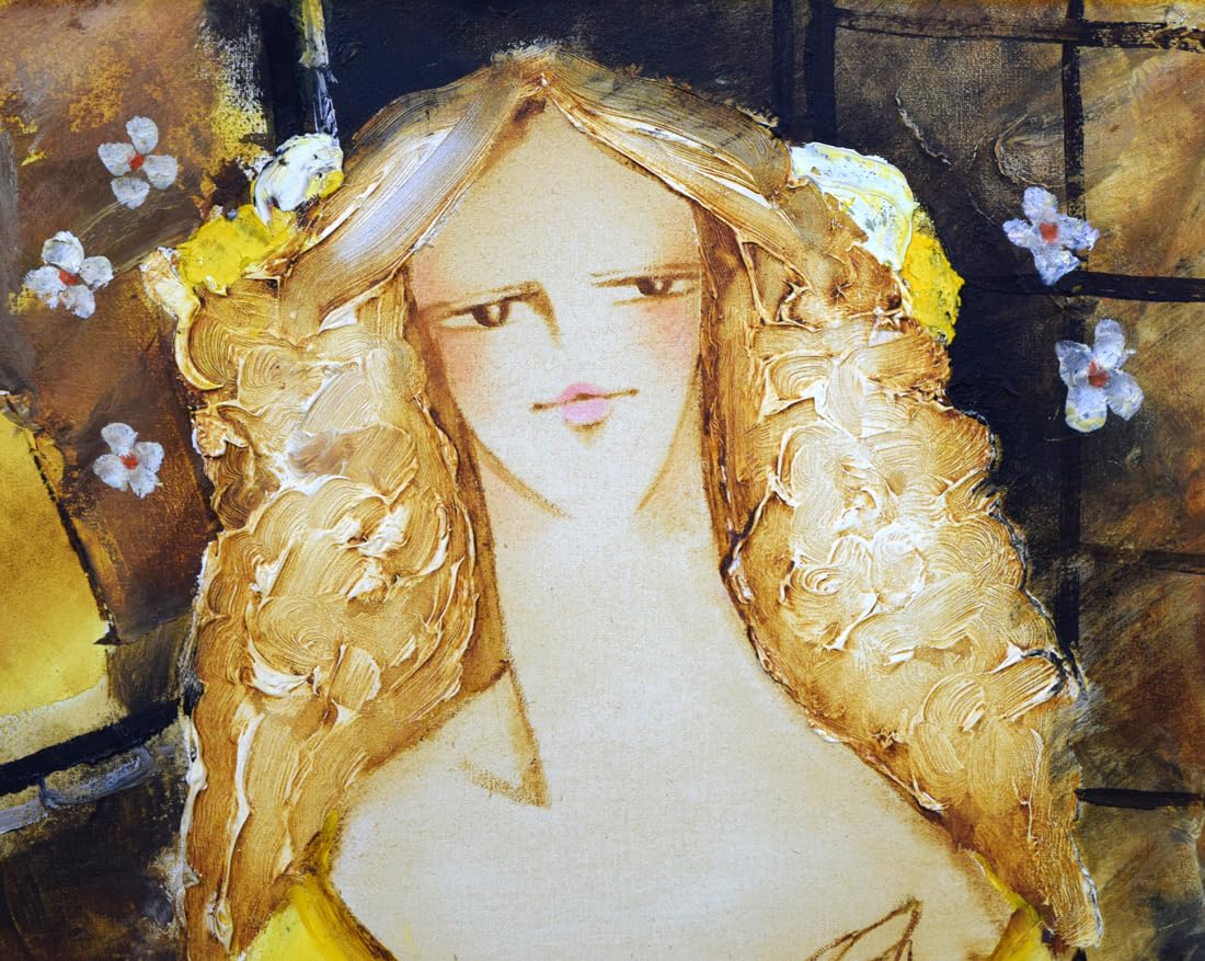 Amazon.co.jp: 松任谷 國子（国子）「春近し」油絵F8号□二科会評議員