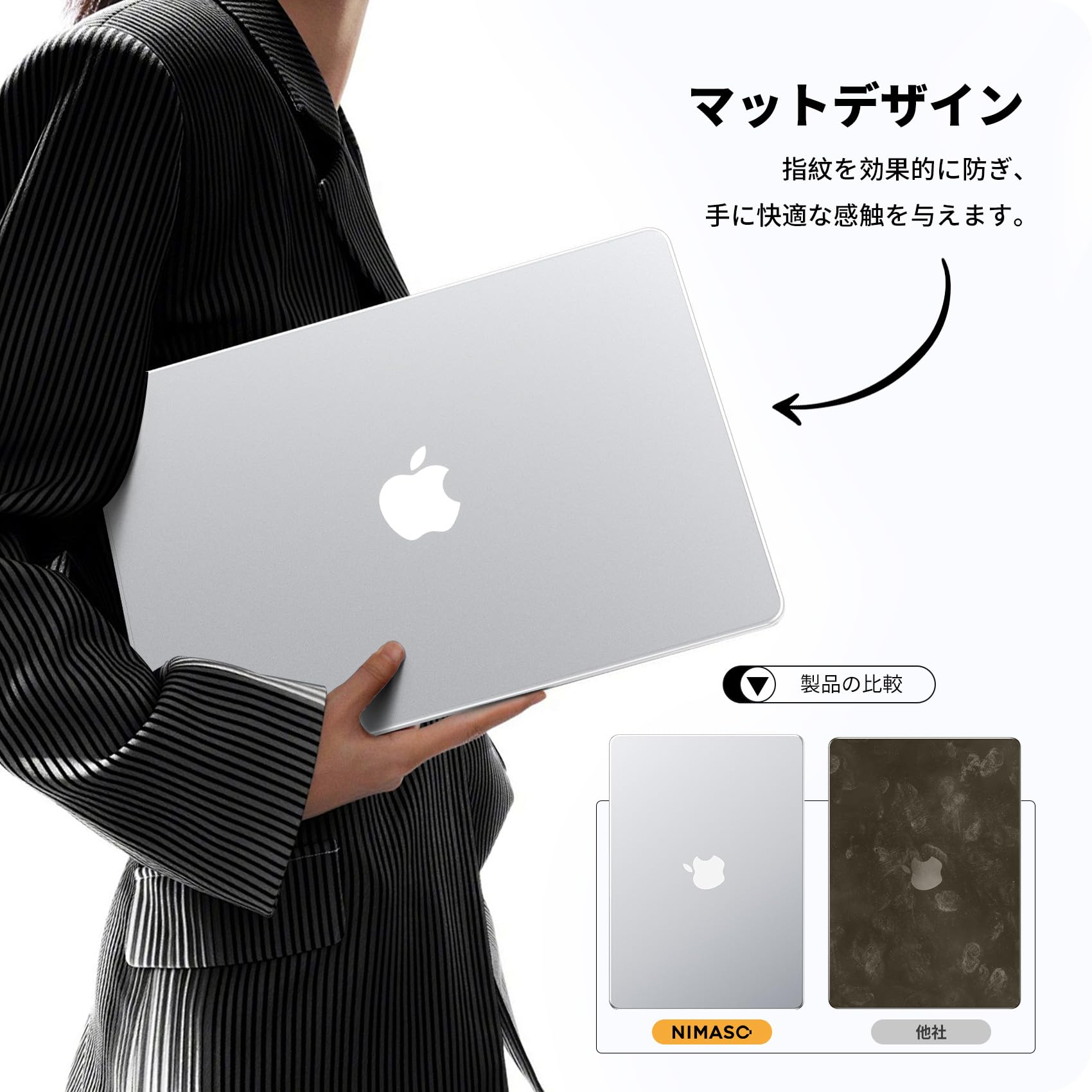Amazon.co.jp: 2025 M4対応 NIMASOケース MacBook Air 13.6 インチ