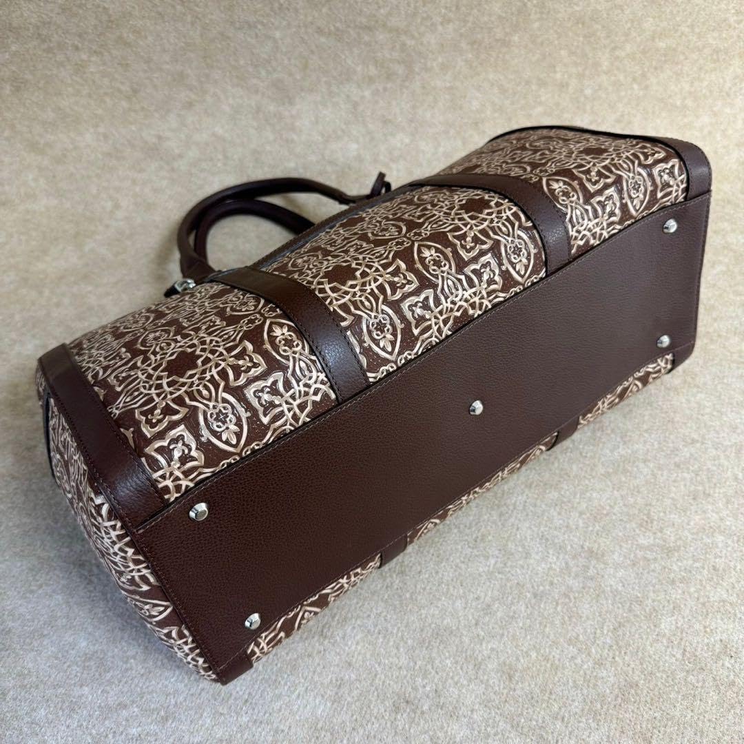 Amazon.co.jp: 2B24 印傳屋 インデンヤ ボストンバッグ スエード