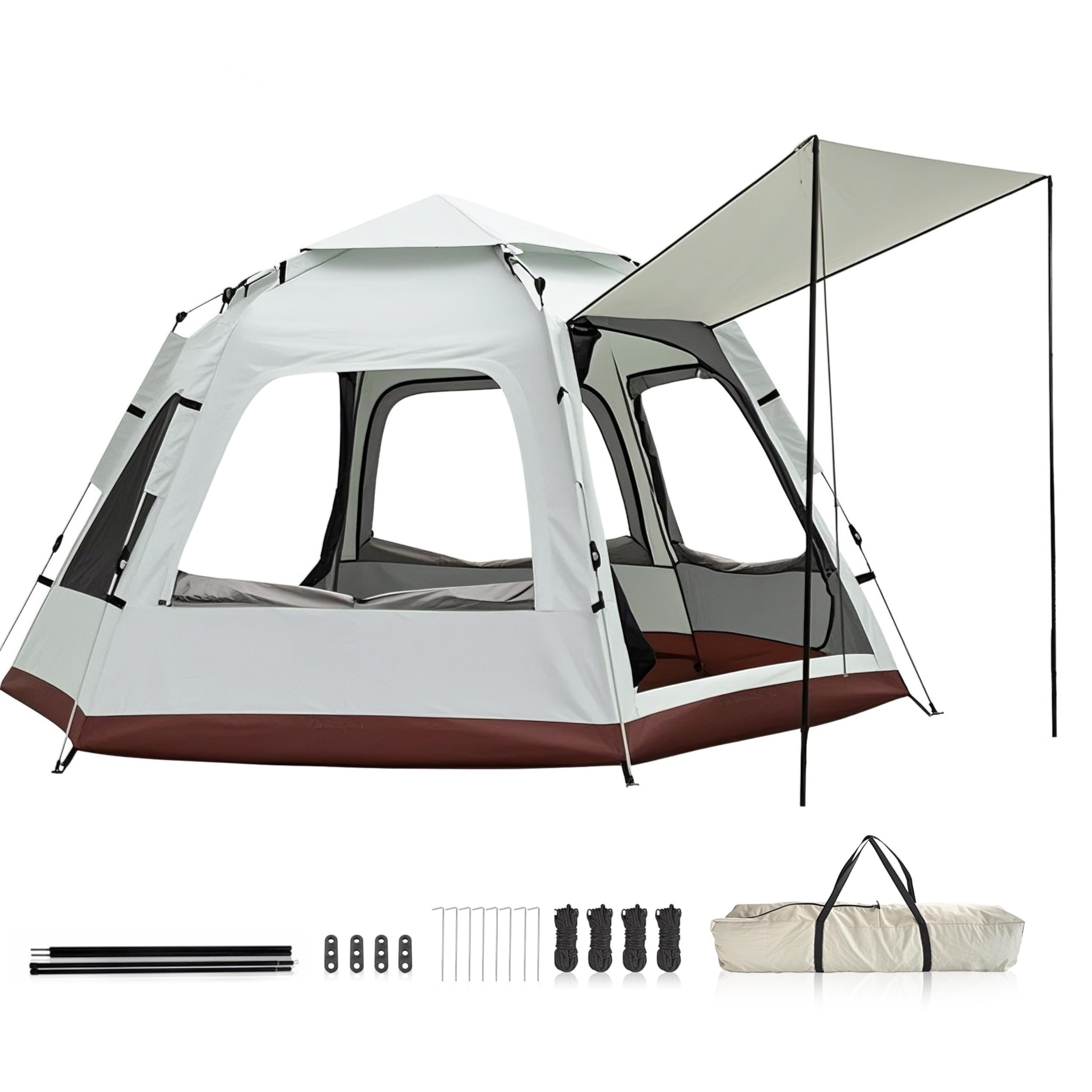 Amazon.co.jp: Haikawi ワンタッチテント キャンプテント 新六角形