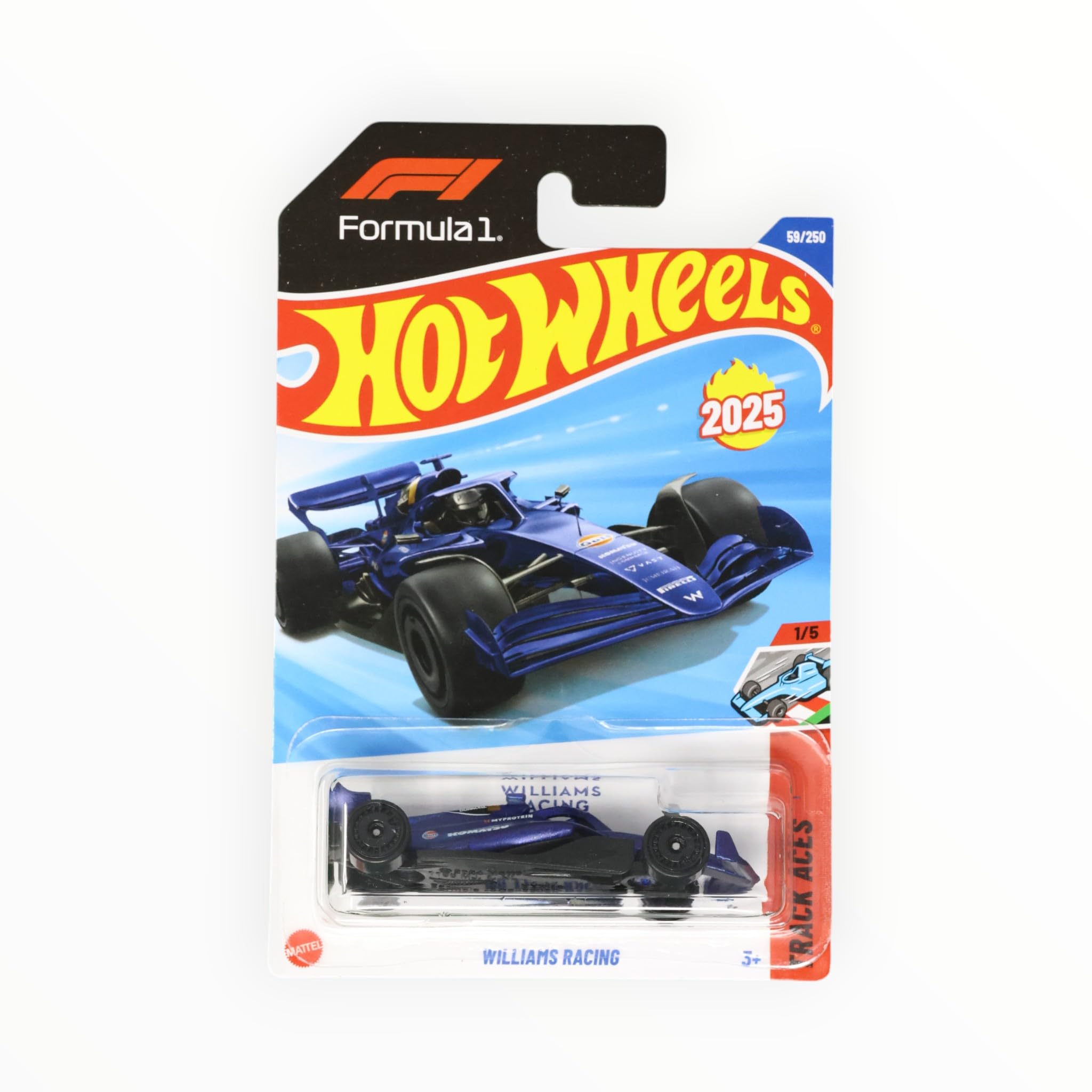 Hot Wheels Williams Racing [Blue] Track Aces 1/5, 59/250, 1:64