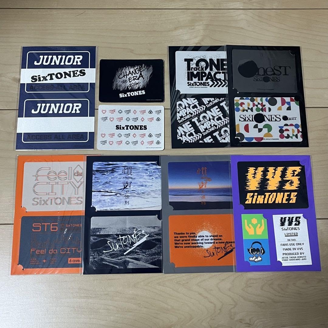 Amazon.co.jp: SixTONES ツアー グッズ ステッカー セット : おもちゃ