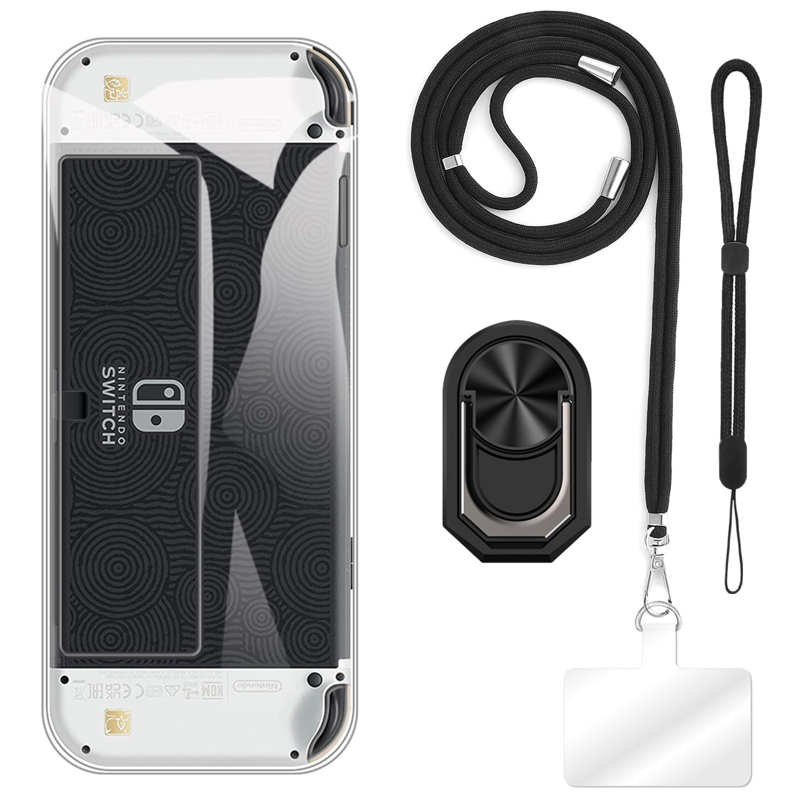 Amazon.co.jp: TPUフォンケースコンボ リストストラップ、ランヤード