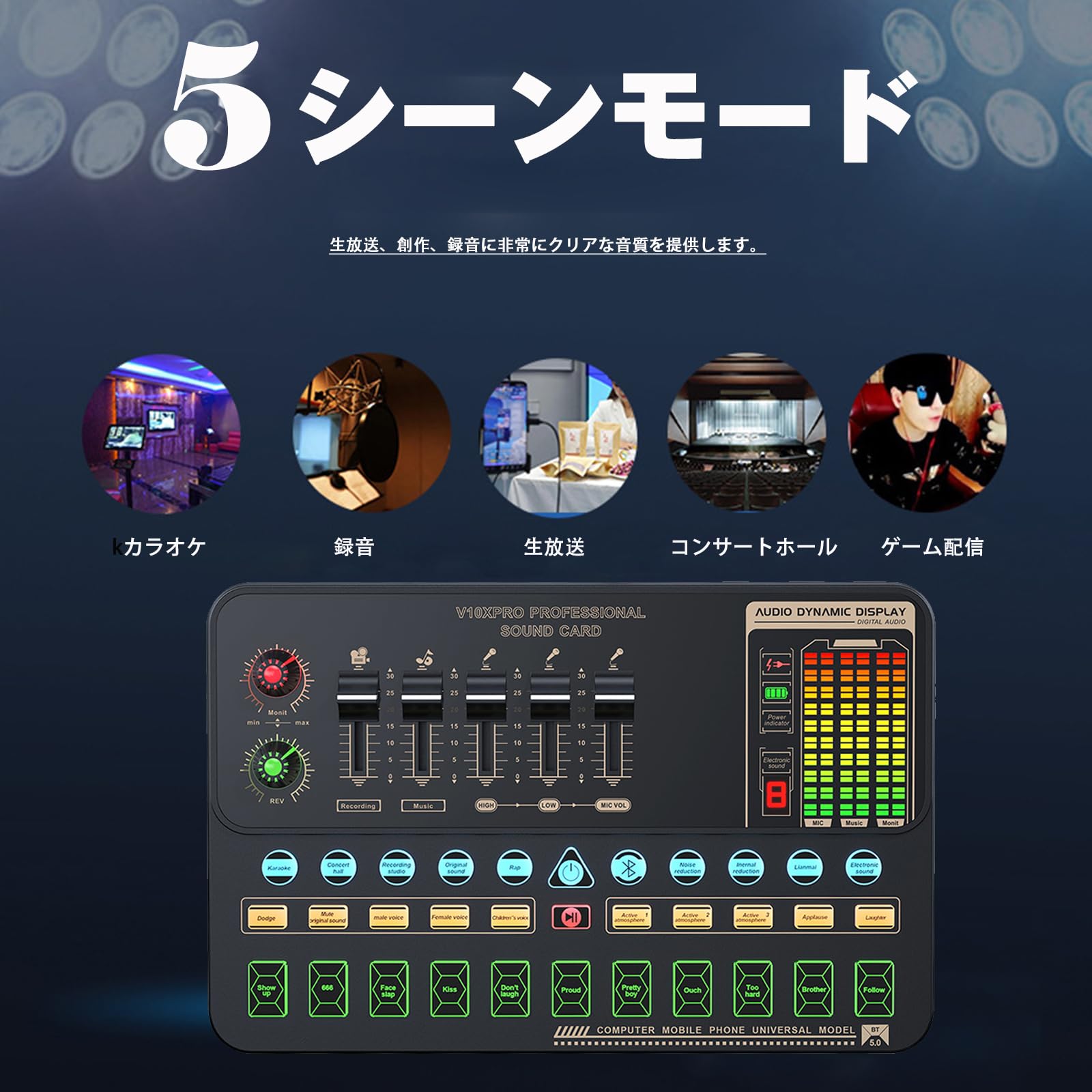 Amazon | オーディオミキサー 配信機材セット オーディオ